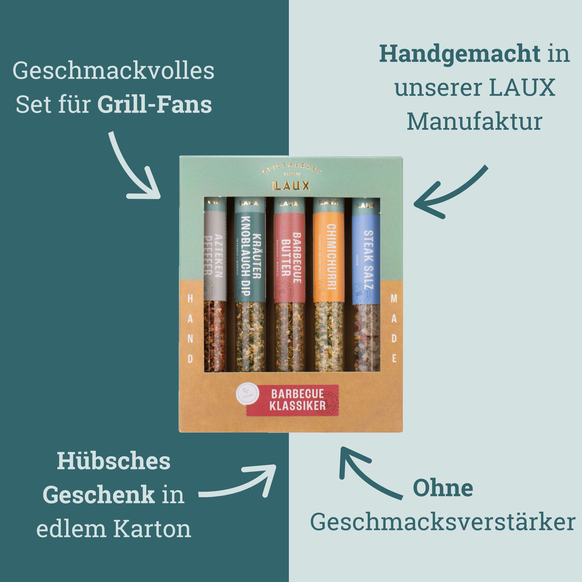 Fakten über das BBQ Gewürzröhrchen Set