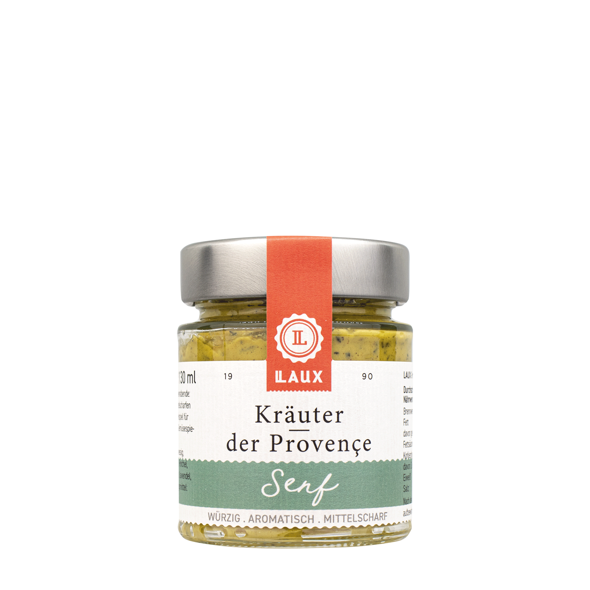 Kräuter der Provence Senf im Glas