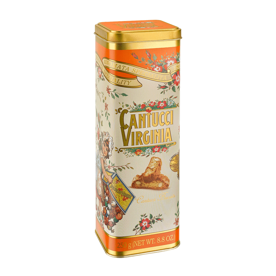 Cantucci Mandelgebäck - in "Spaghetti" Metalldose