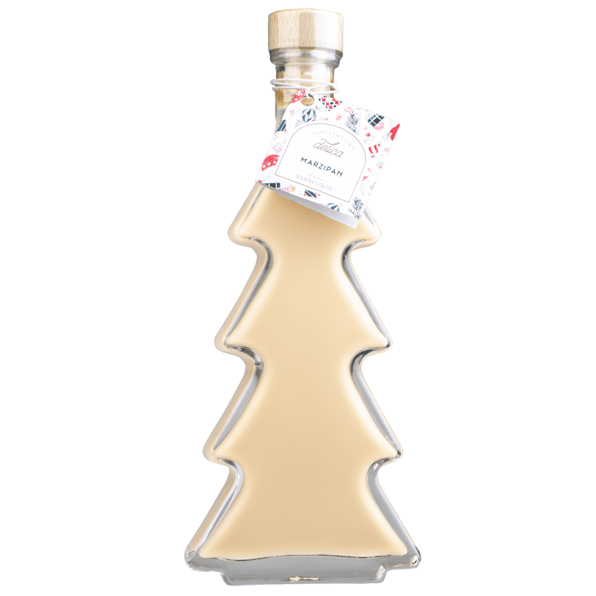 Marzipan Sahnelikör - 200 ml Tannenbaumflasche