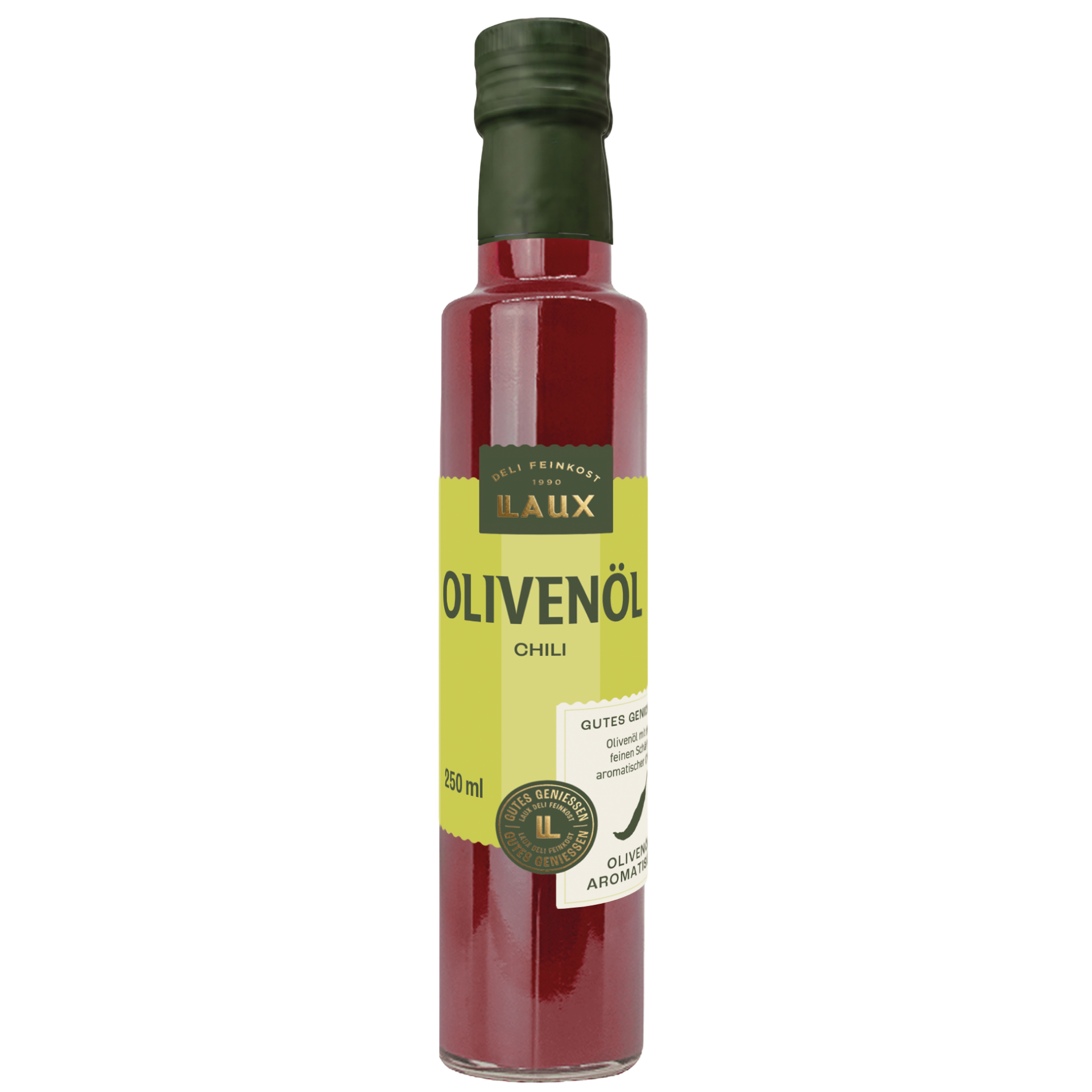 Olivenöl mit Chili  - 250 ml Flasche