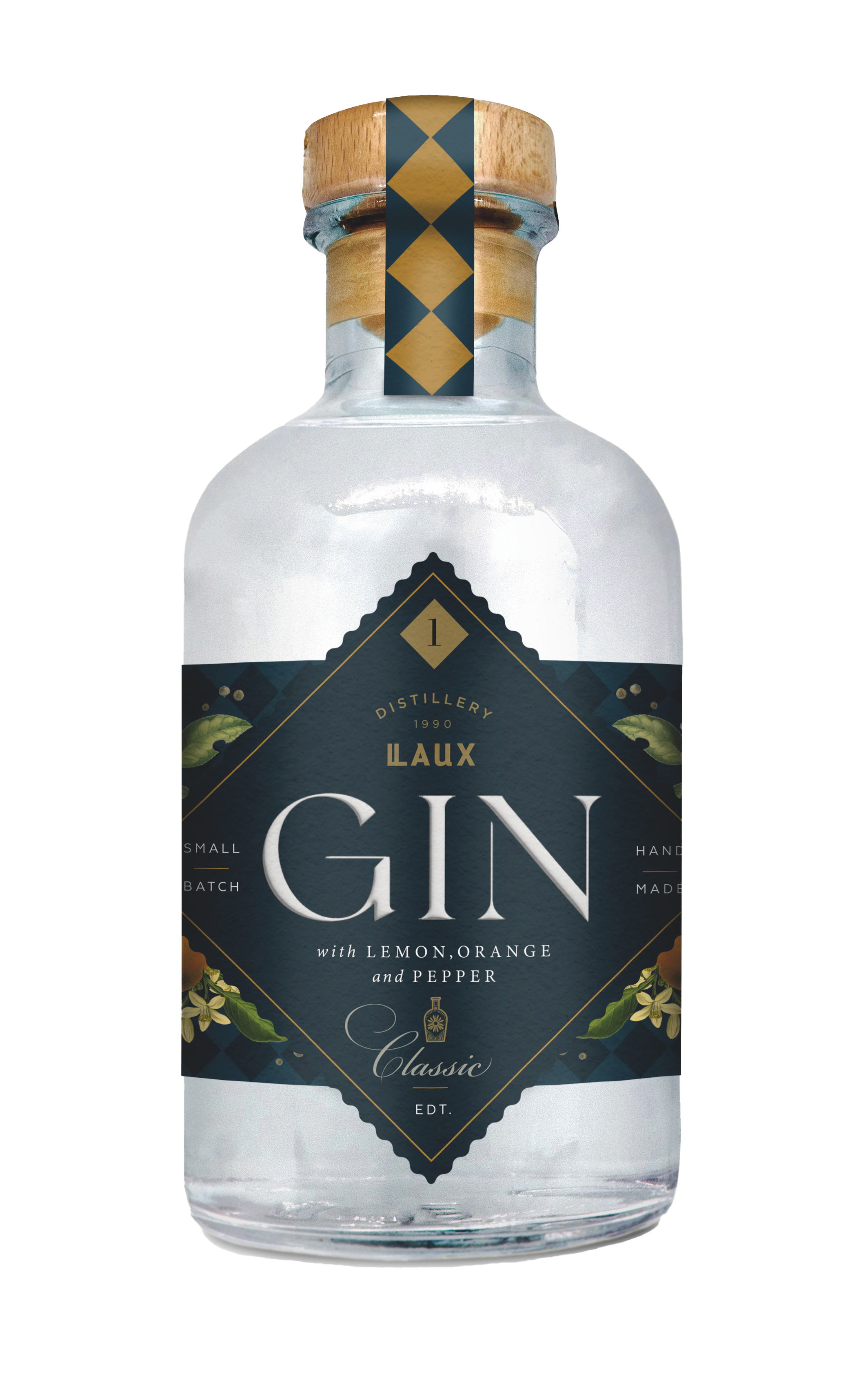 The LAUX Gin Classic Edition - 500 ml Flasche