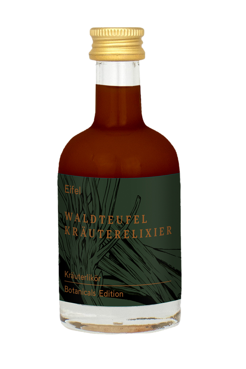 Waldteufel Kräuterelixier - Kräuterlikör - 50 ml Flasche