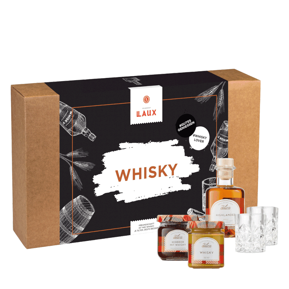 LAUX Whisky Geschenkset in Geschenkbox