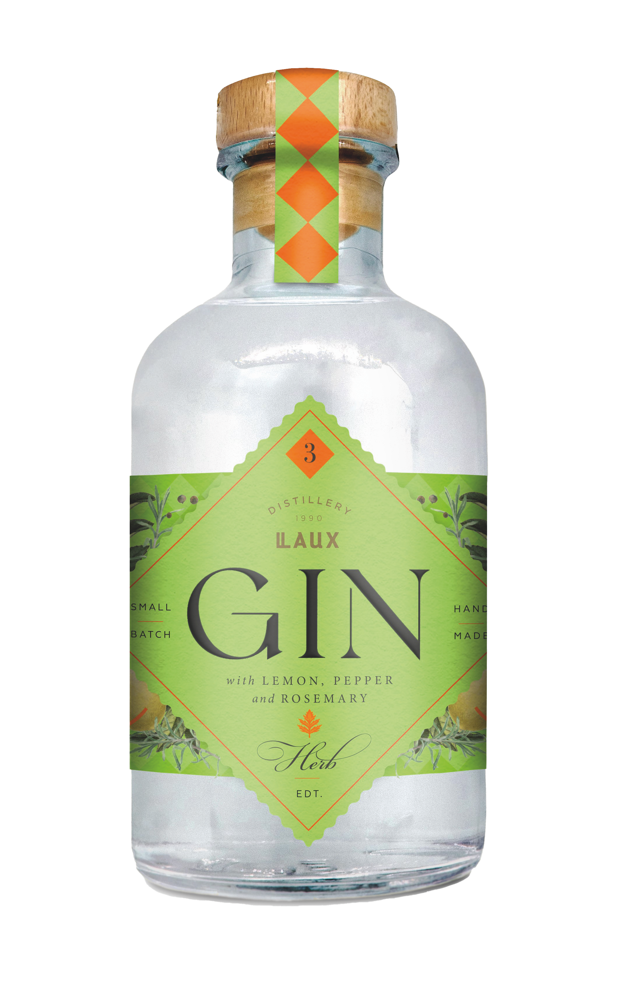 The LAUX Gin Herb Edition - 500 ml Flasche