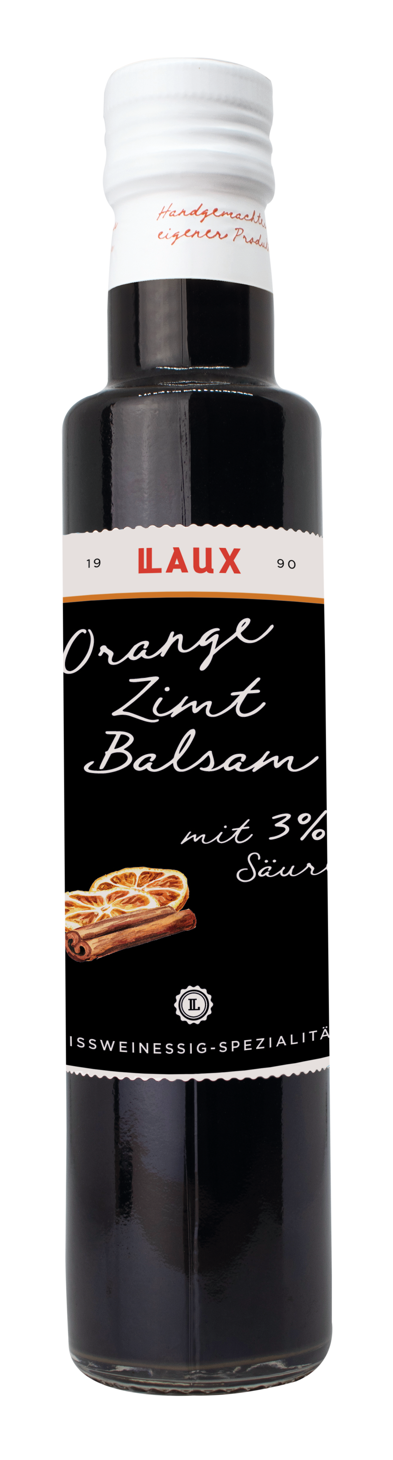 Orangen-Zimt Balsam Essig - 250ml Flasche Orangen-Zimt Balsam Essig - 250ml Flasche