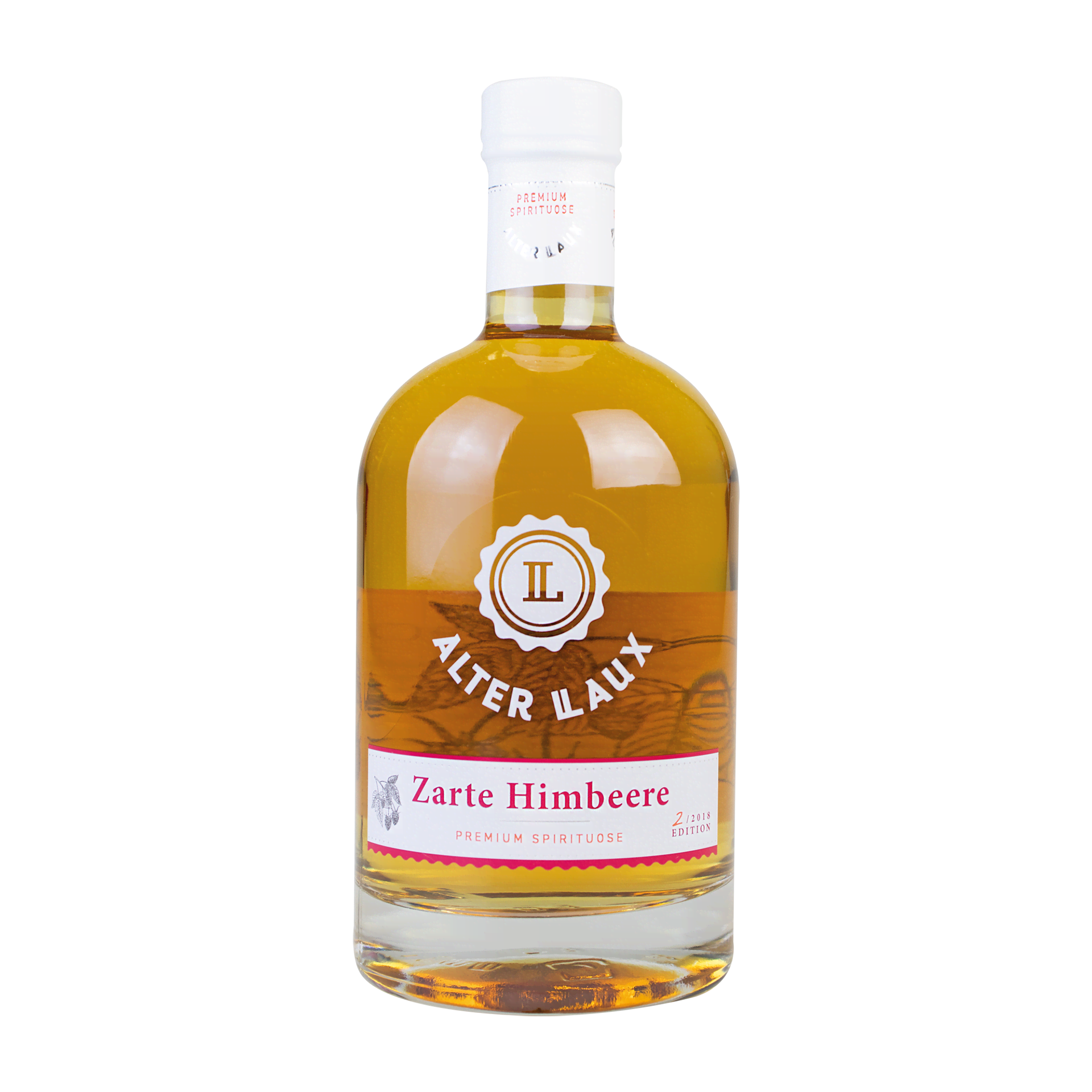 ALTER LAUX Zarte Himbeere - Himbeerlikör - 500 ml Flasche ALTER LAUX Zarte Himbeere Himbeerlikör in Flasche