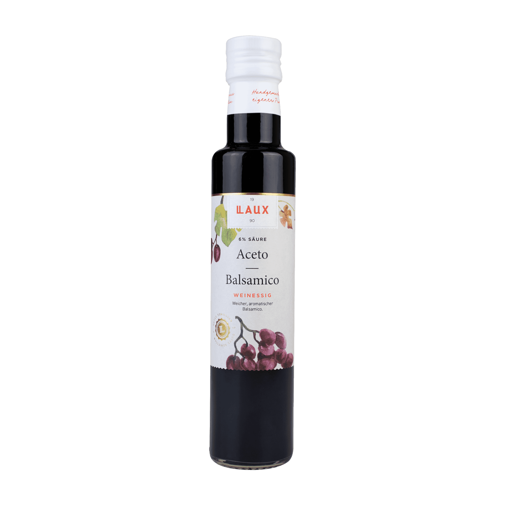 Aceto Balsamico - Dunkler Weinessig - 250 ml Flasche - 6 % Säure