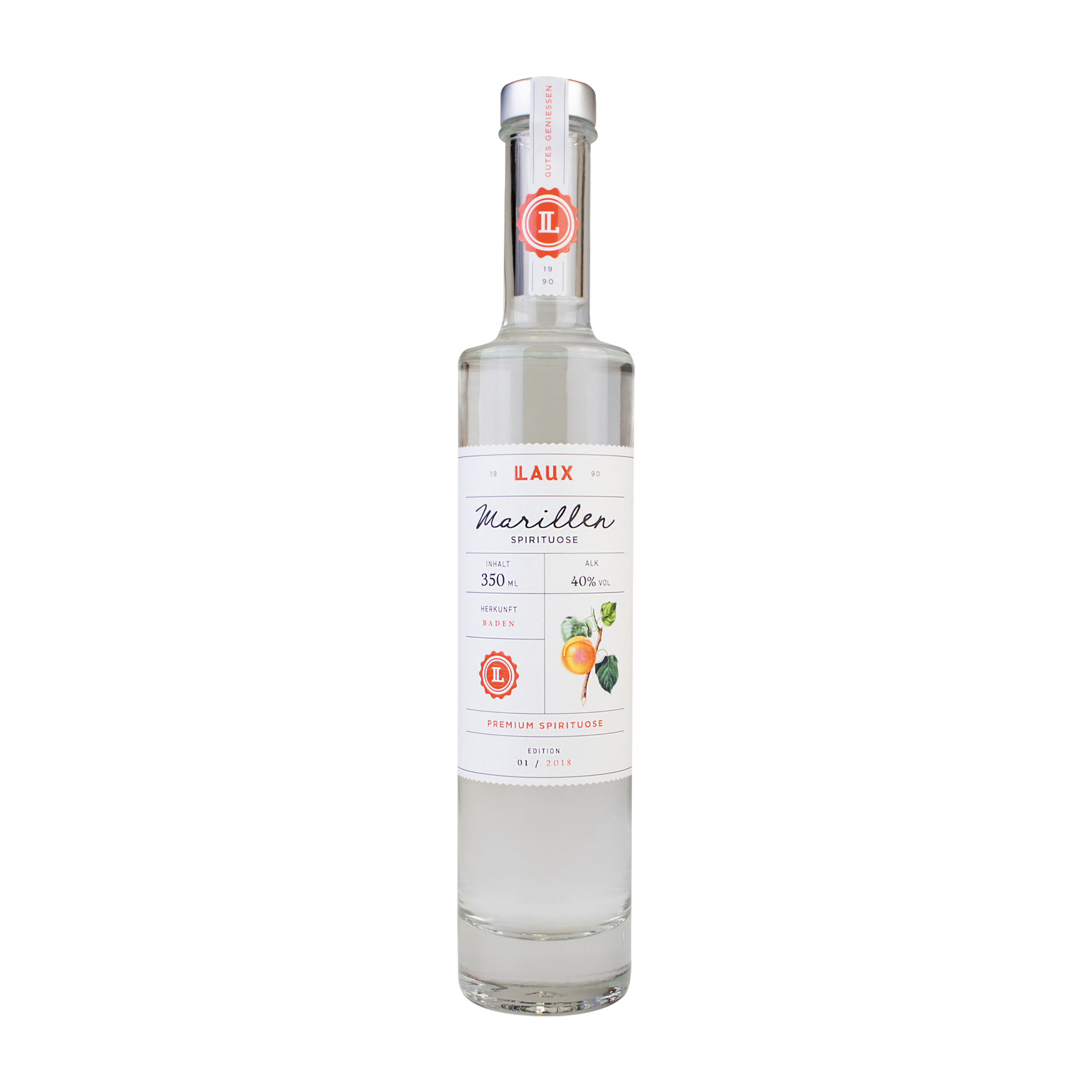 Marillen-Spirituose - 350 ml Flasche
