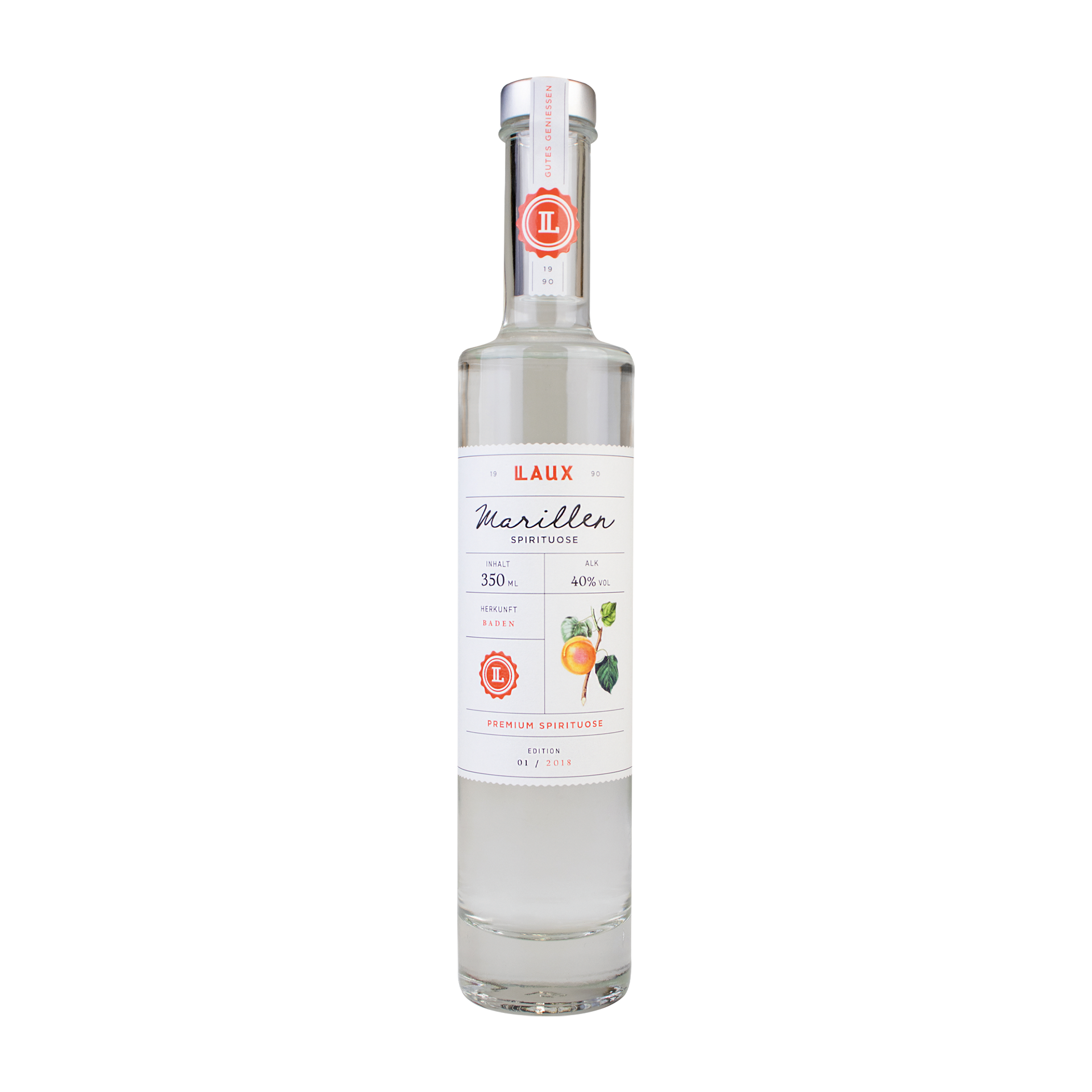 Marillen-Spirituose - 350 ml Flasche Marillen-Spirituose - 350 ml Flasche
