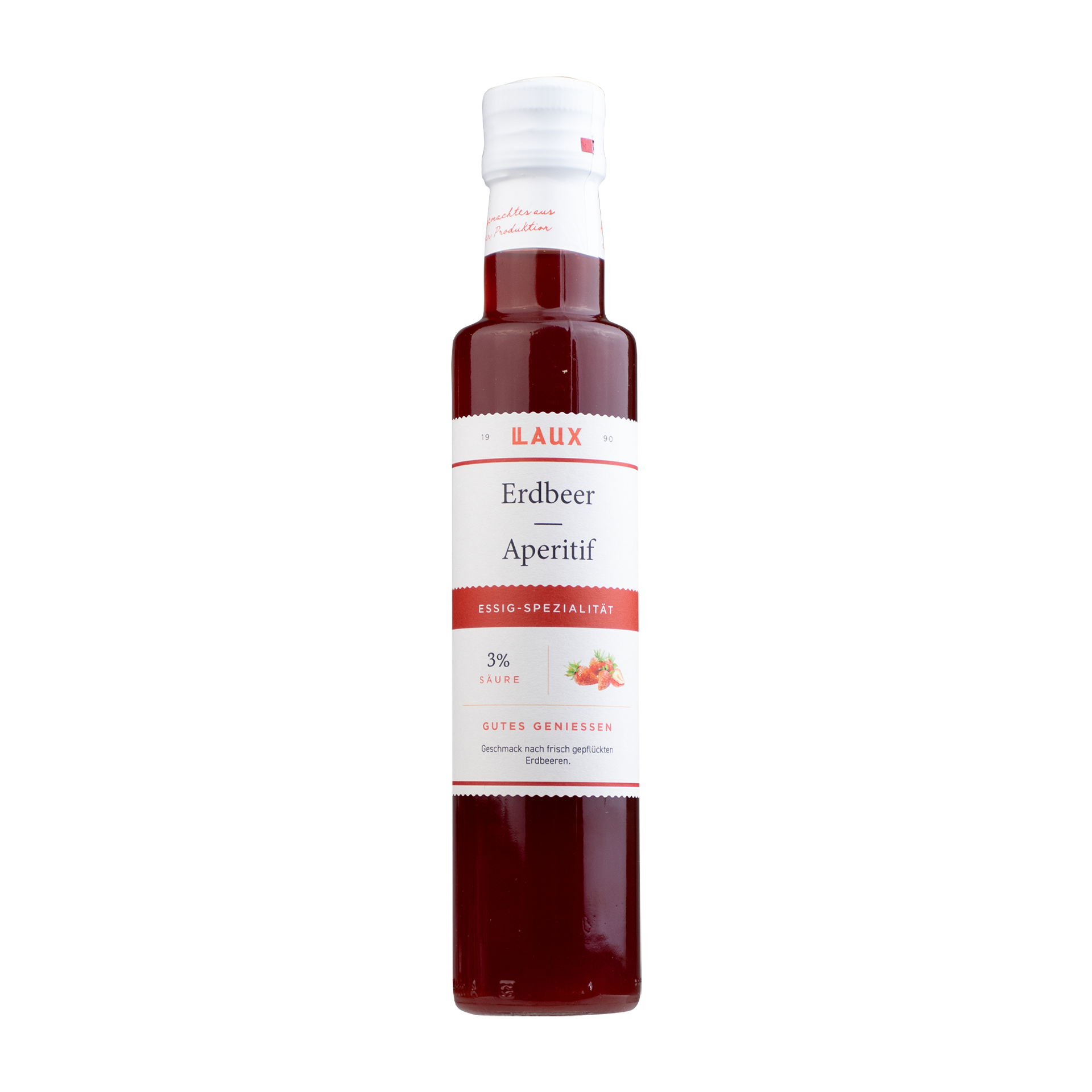 Erdbeer Aperitif - Weinessig-Spezialität - 250 ml Flasche