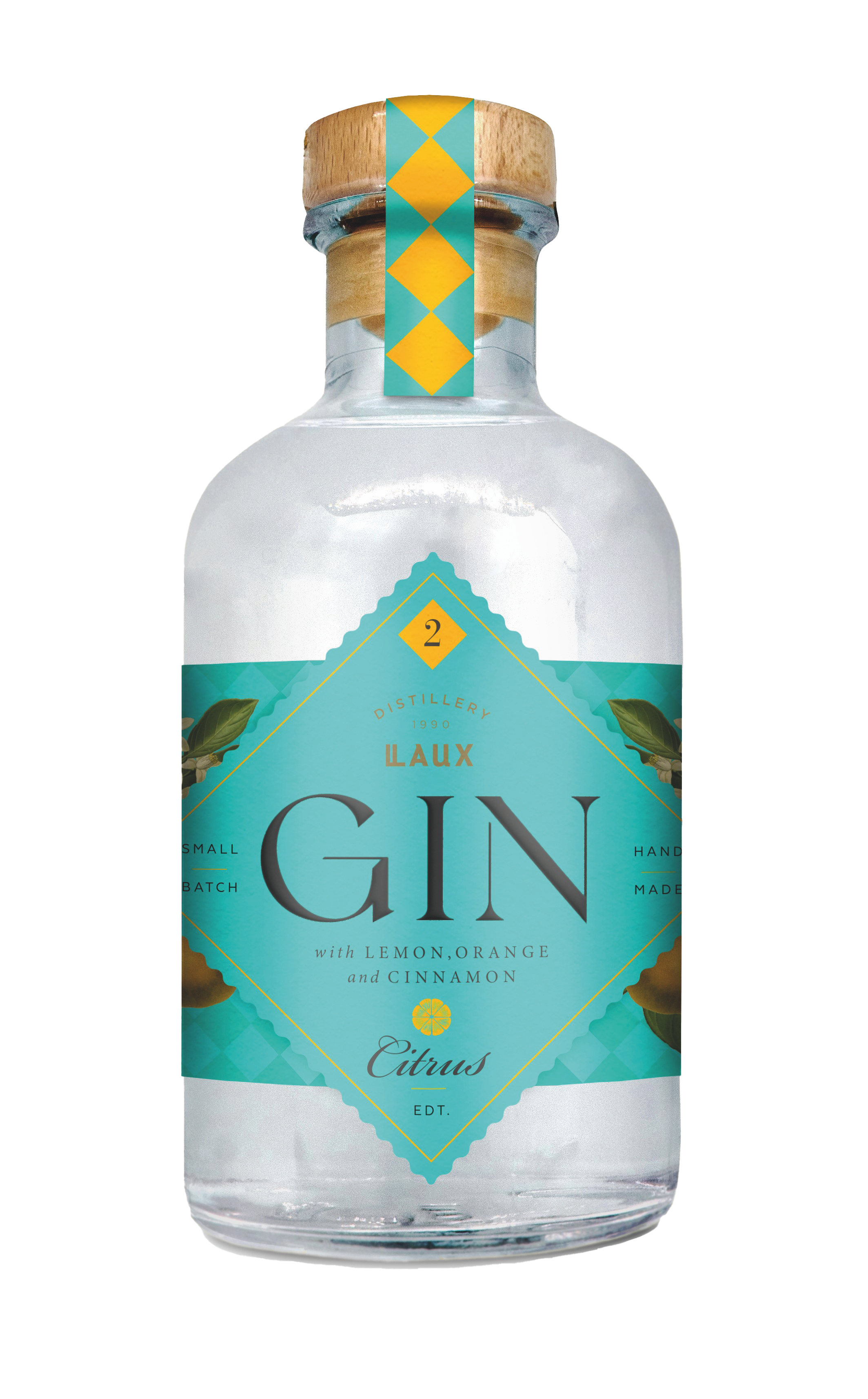 The LAUX Gin Citrus Edition - 500 ml Flasche