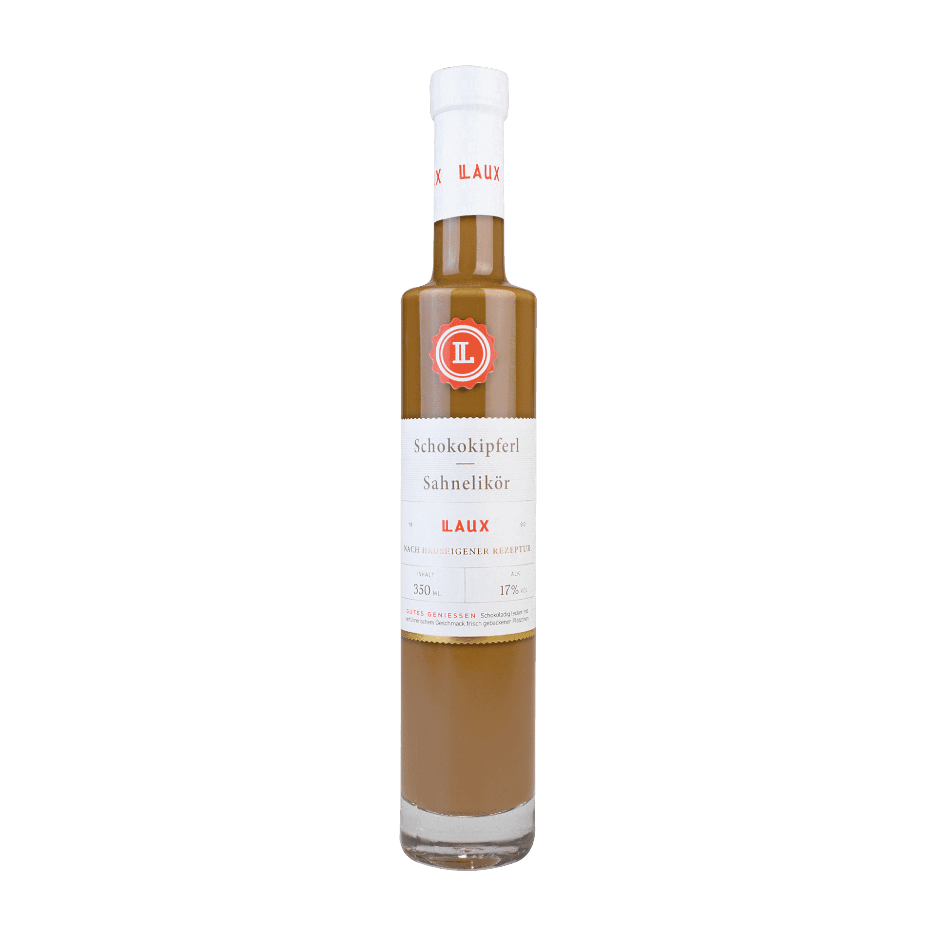 Schokokipferl-Sahnelikör - 350 ml Flasche Schokokipferl-Sahnelikör - 350 ml Flasche