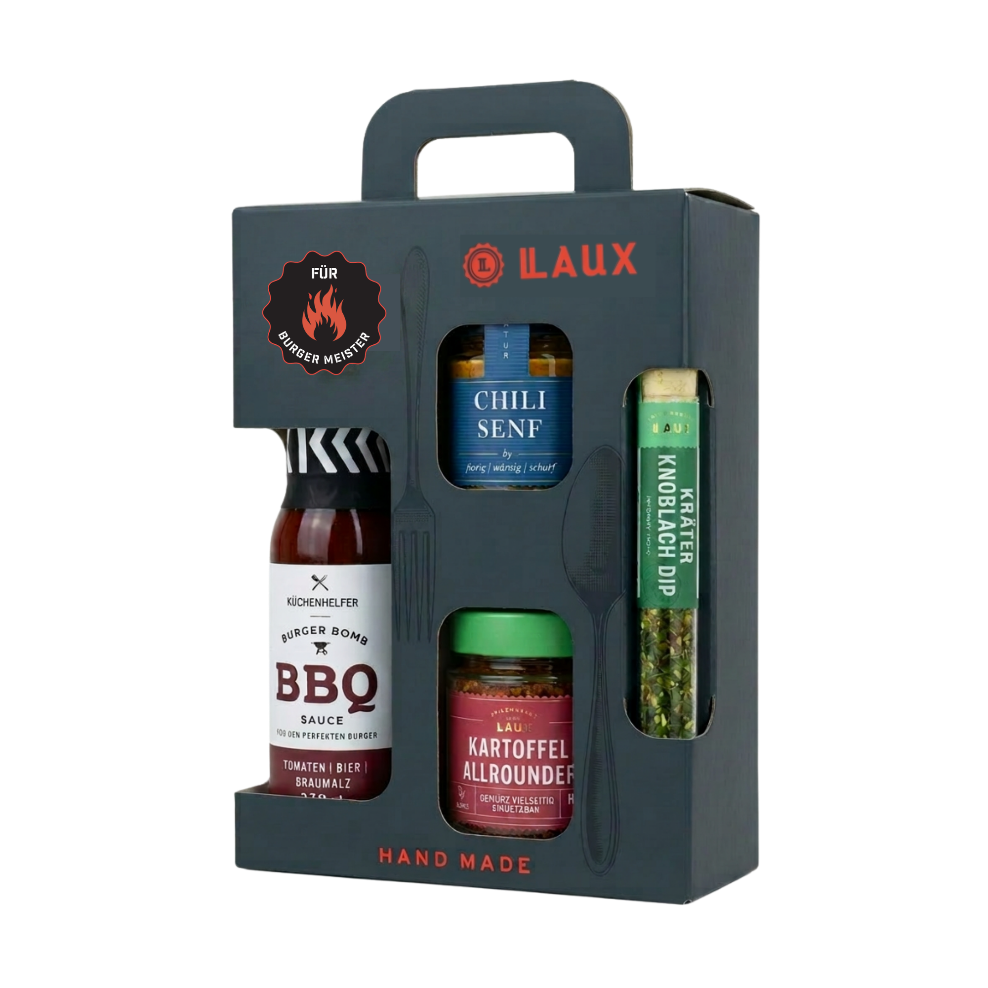 Burger Set - "FÜR BURGER MEISTER" - Geschenkset