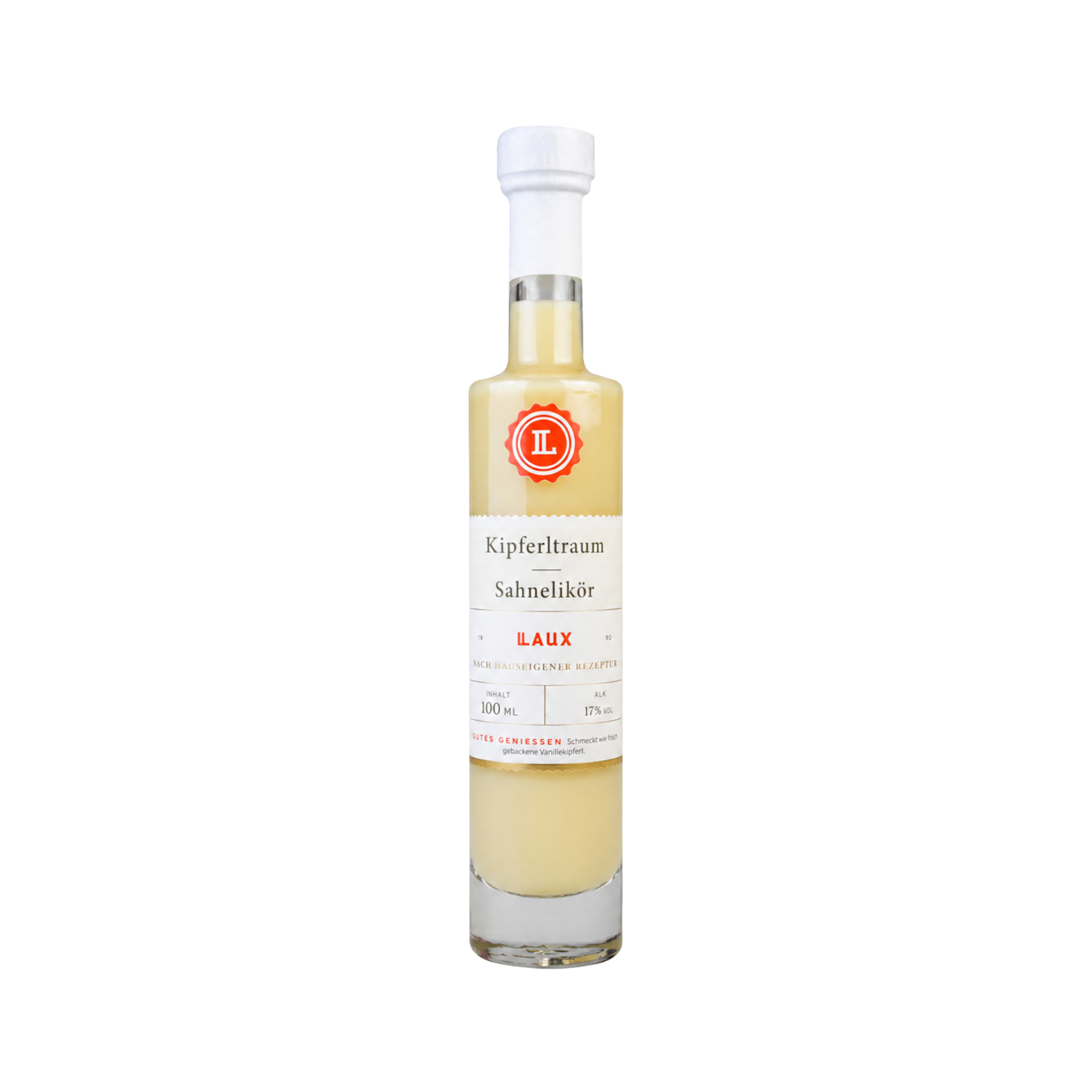 Kipferltraum Sahnelikör (ehemalig Vanillekipferl Sahnelikör) - 100 ml Flasche