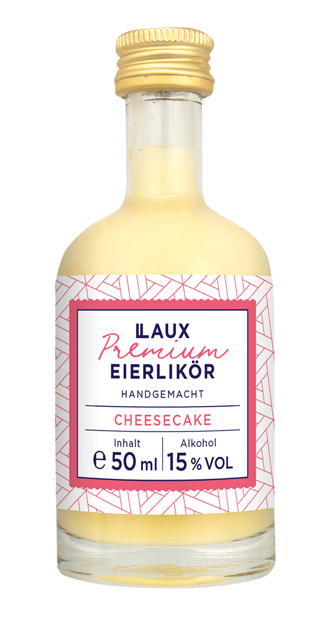 Premium Eierlikör Cheesecake - 50ml Flasche