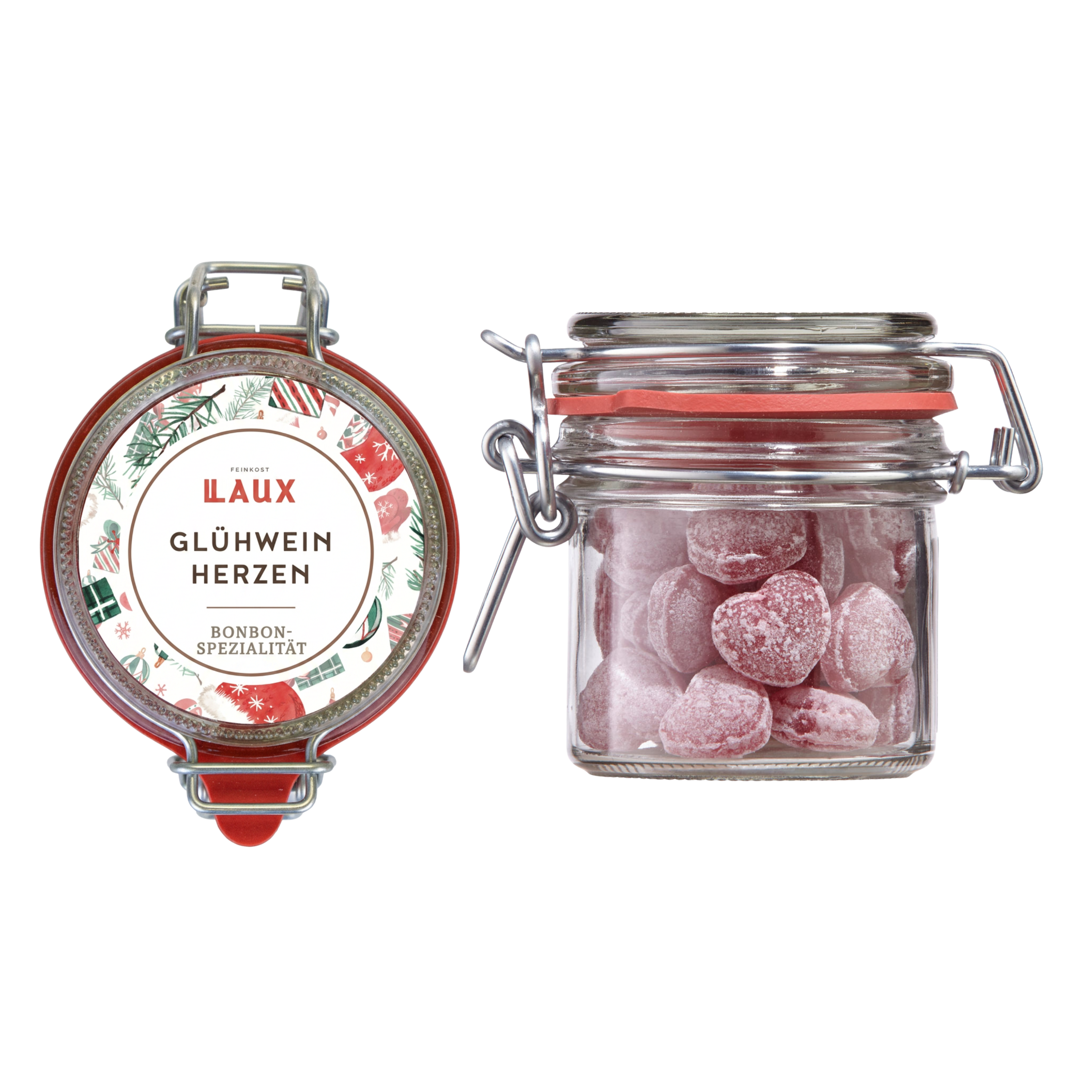 Glühwein Herzen - Bonbon-Spezialität