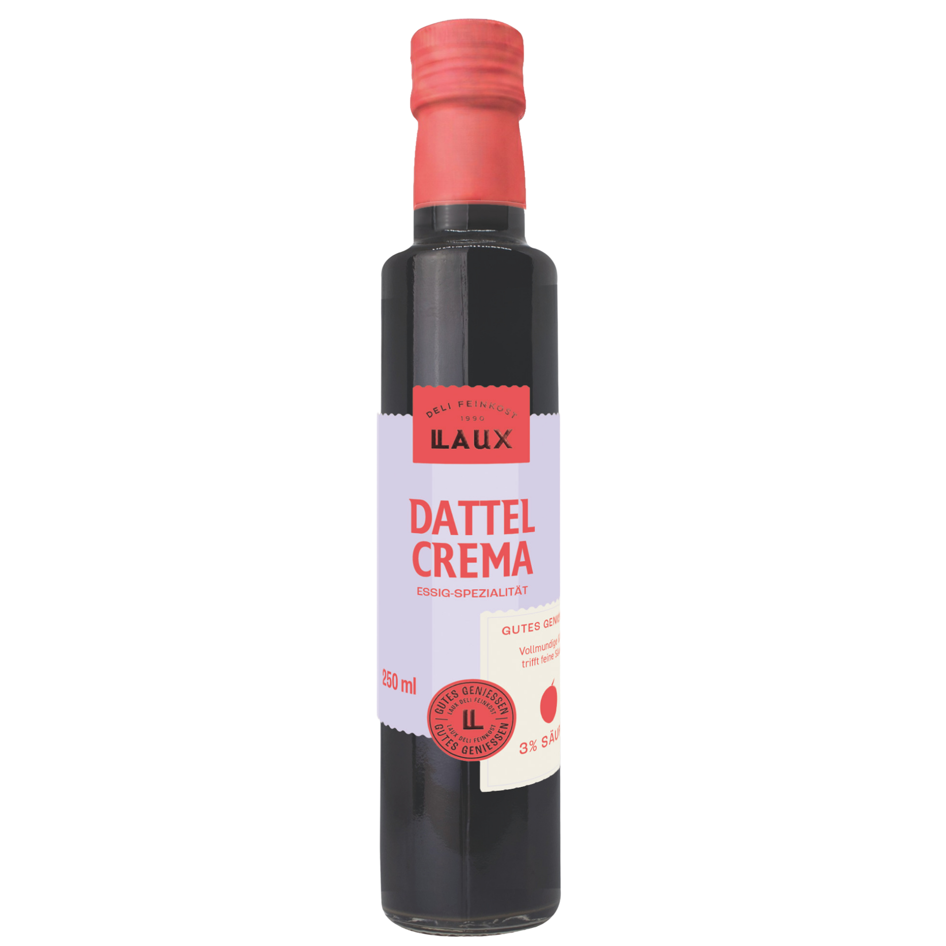Dattel Crema - 250 ml Flasche - 3 % Säure