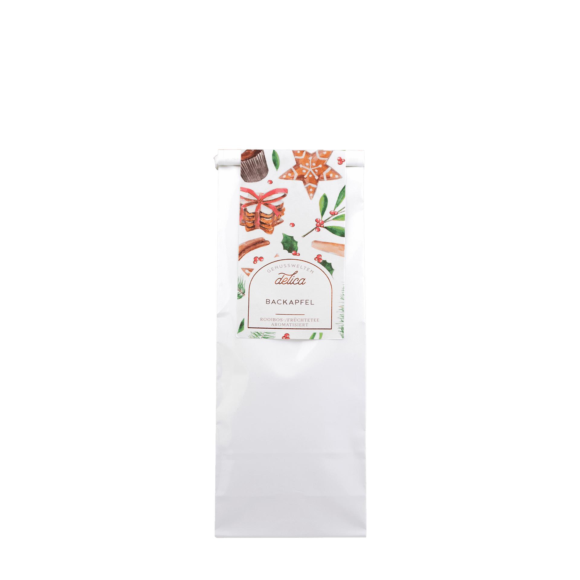 Backapfel Tee - Früchtetee mit Rooibos & gerösteten Apfelstücken - Tüte