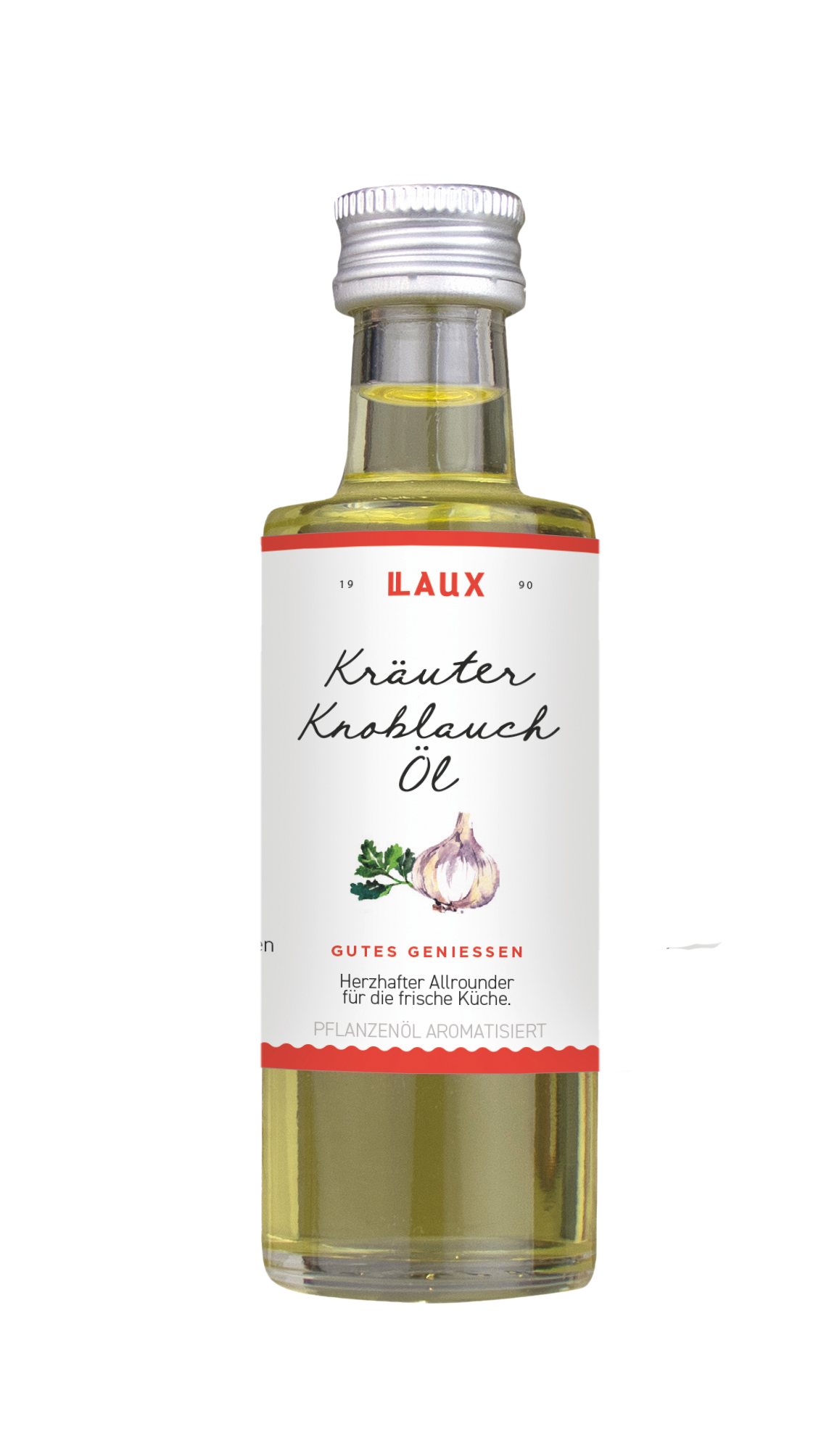 Kräuter-Knoblauch Öl - 40ml Mini Flasche