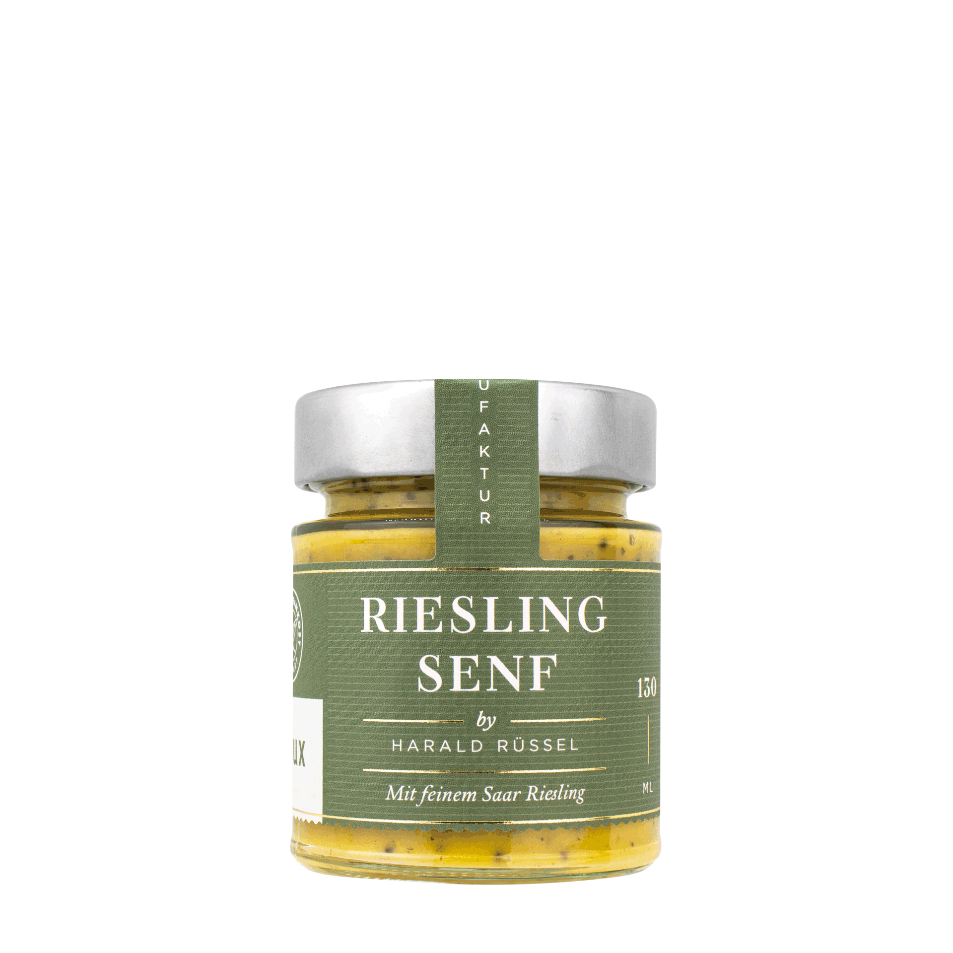 Riesling Senf by Harald Rüssel im Glas