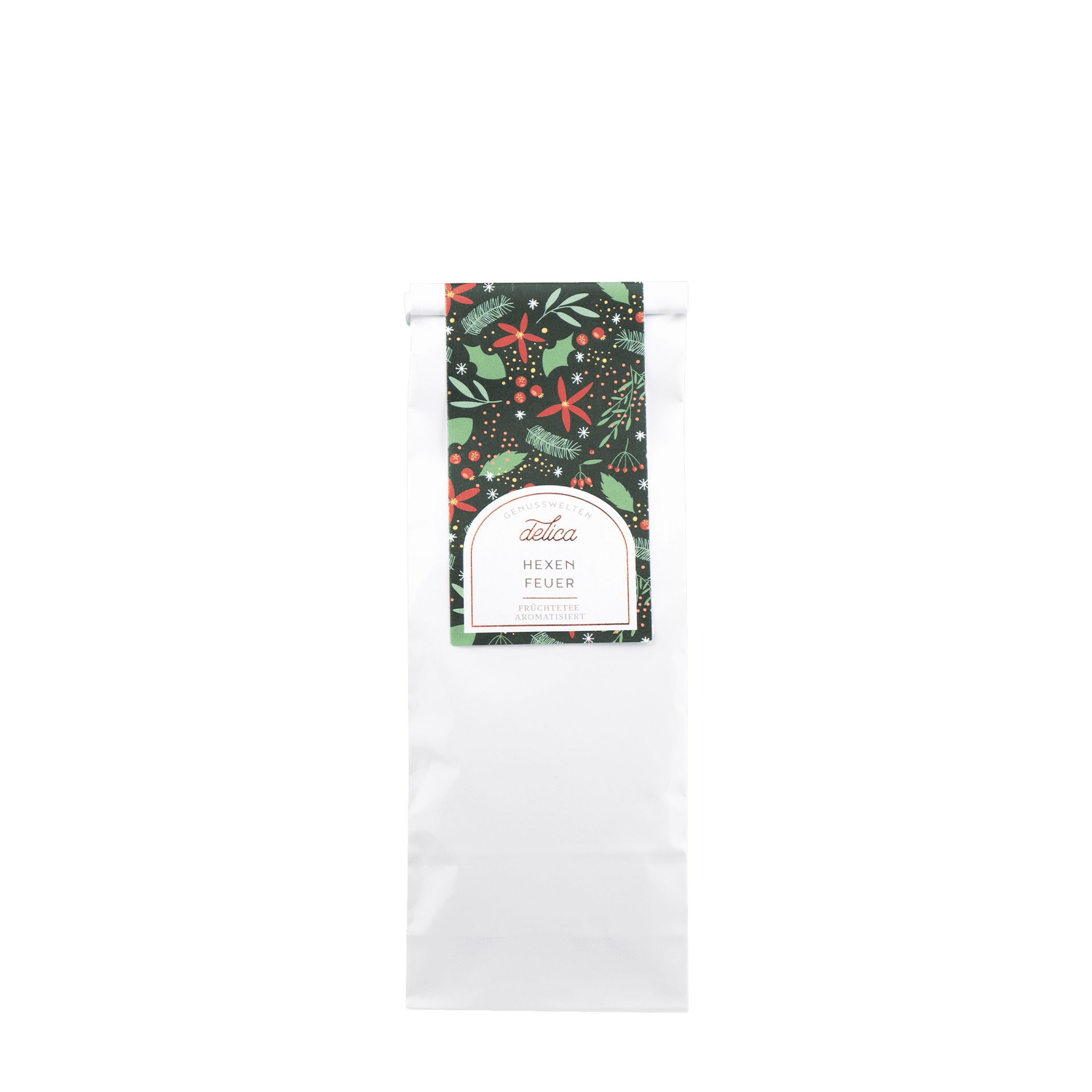 "Hexenfeuer" - Früchtetee mit Korinthen, Holunderbeeren & Apfel - Tüte