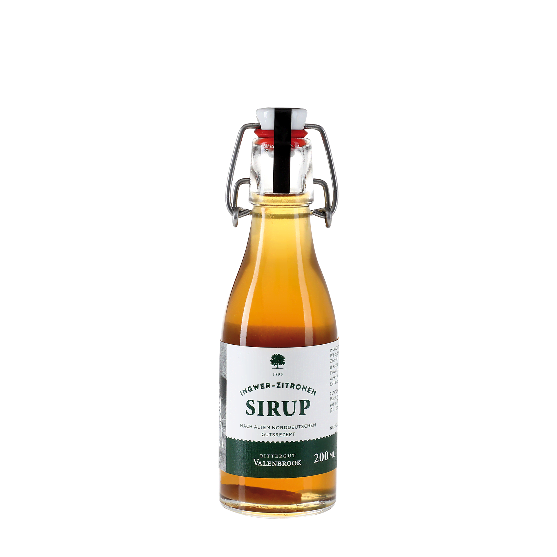 Ingwer Zitronen Sirup in 200 ml Flasche