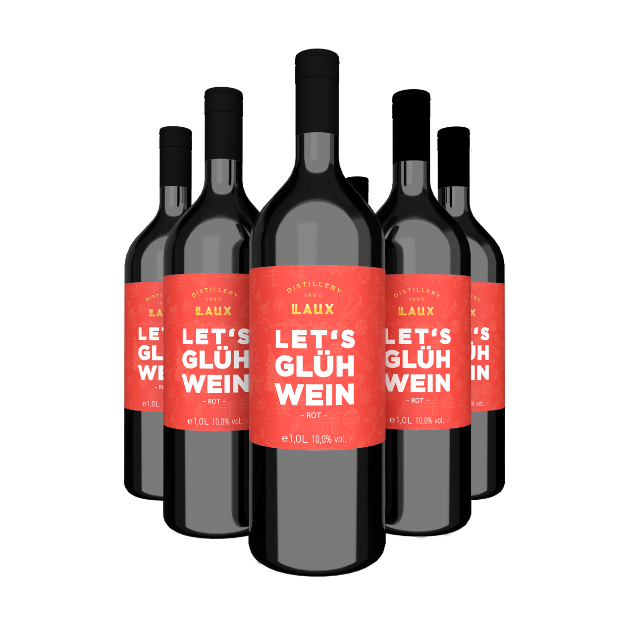 Glühwein Rot Set - 6 Flaschen zum Vorteilspreis