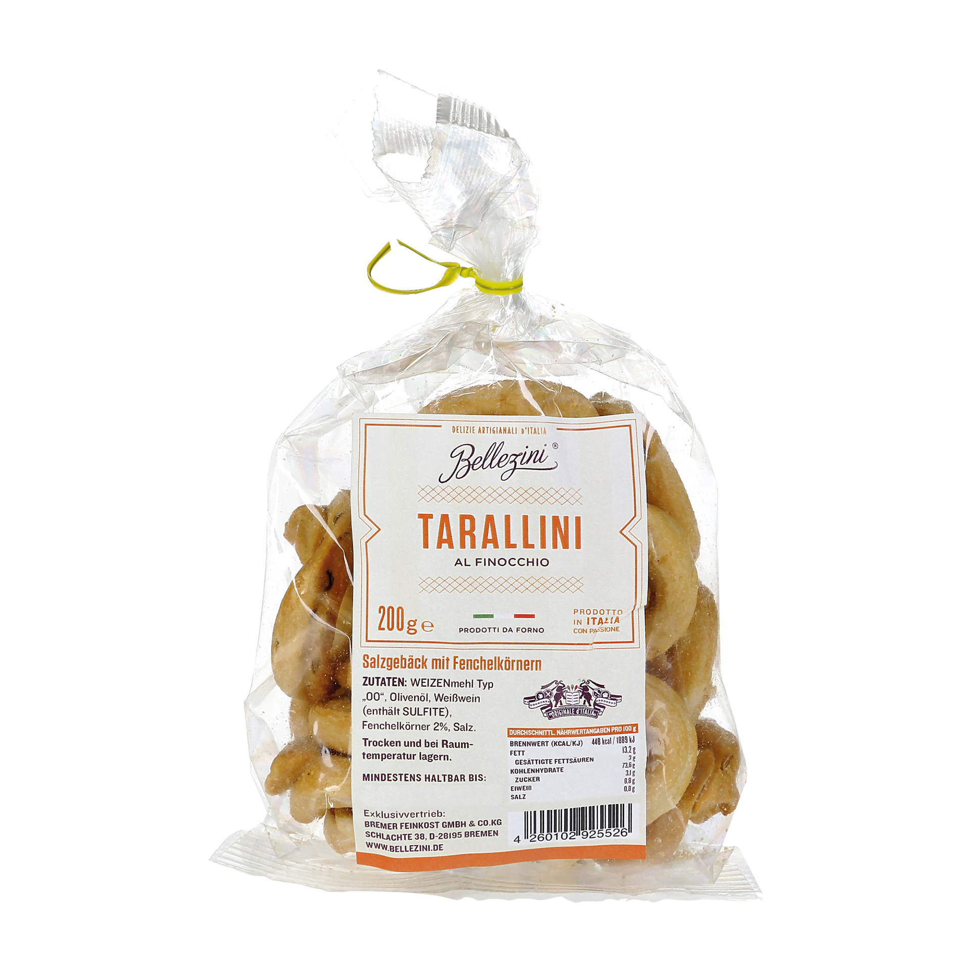 Tarallini al Finocchio - italienisches Salzgebäck mit Fenchel