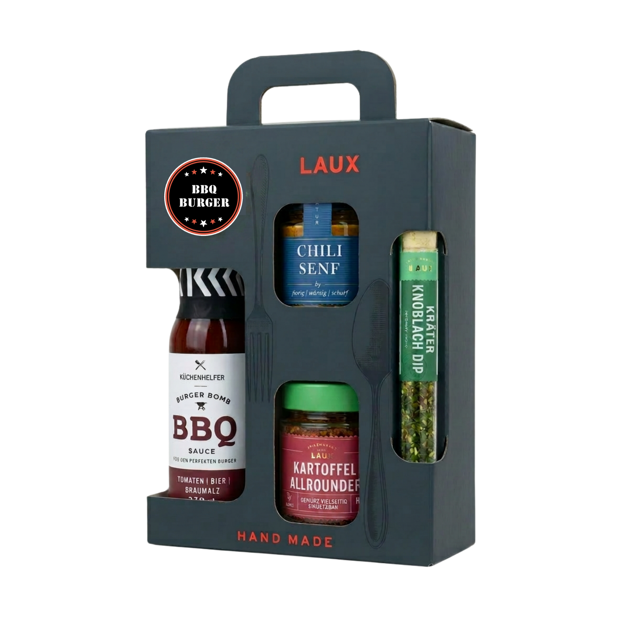 Burger Set - "BBQ BURGER" - Geschenkset