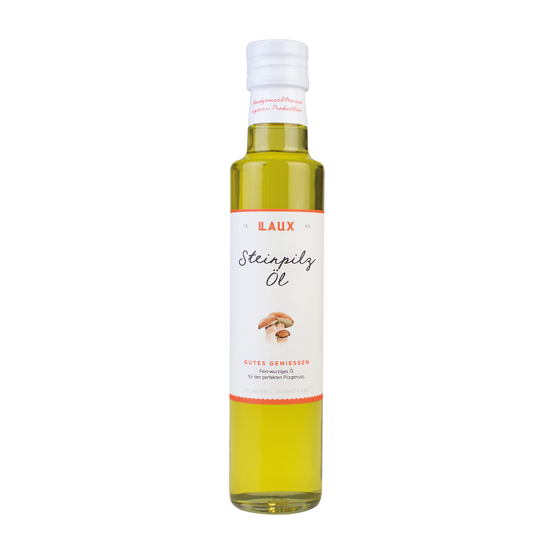 Steinpilz-Öl auf Rapsöl-Basis - 250 ml Flasche Steinpilzöl in 250 ml Flasche