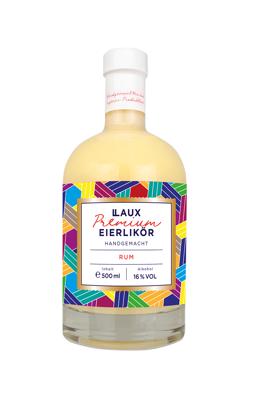 Premium Eierlikör Rum - 500 ml Flasche