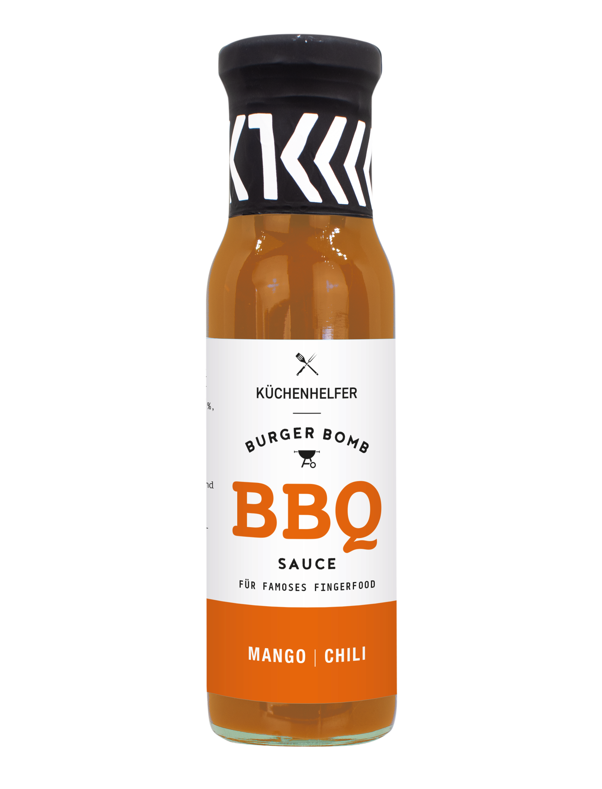 BURGER BOMB BBQ-SAUCE MANGO-CHILI