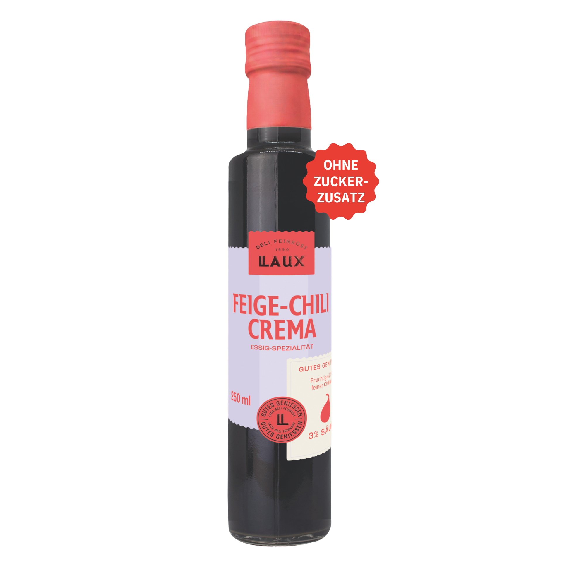 Feige-Chili Crema - 250 ml Flasche - 3 % Säure