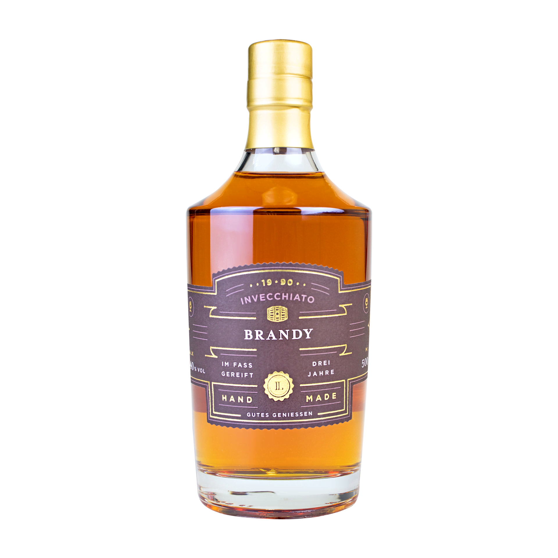 Brandy Invecchiato in 500 ml Flasche