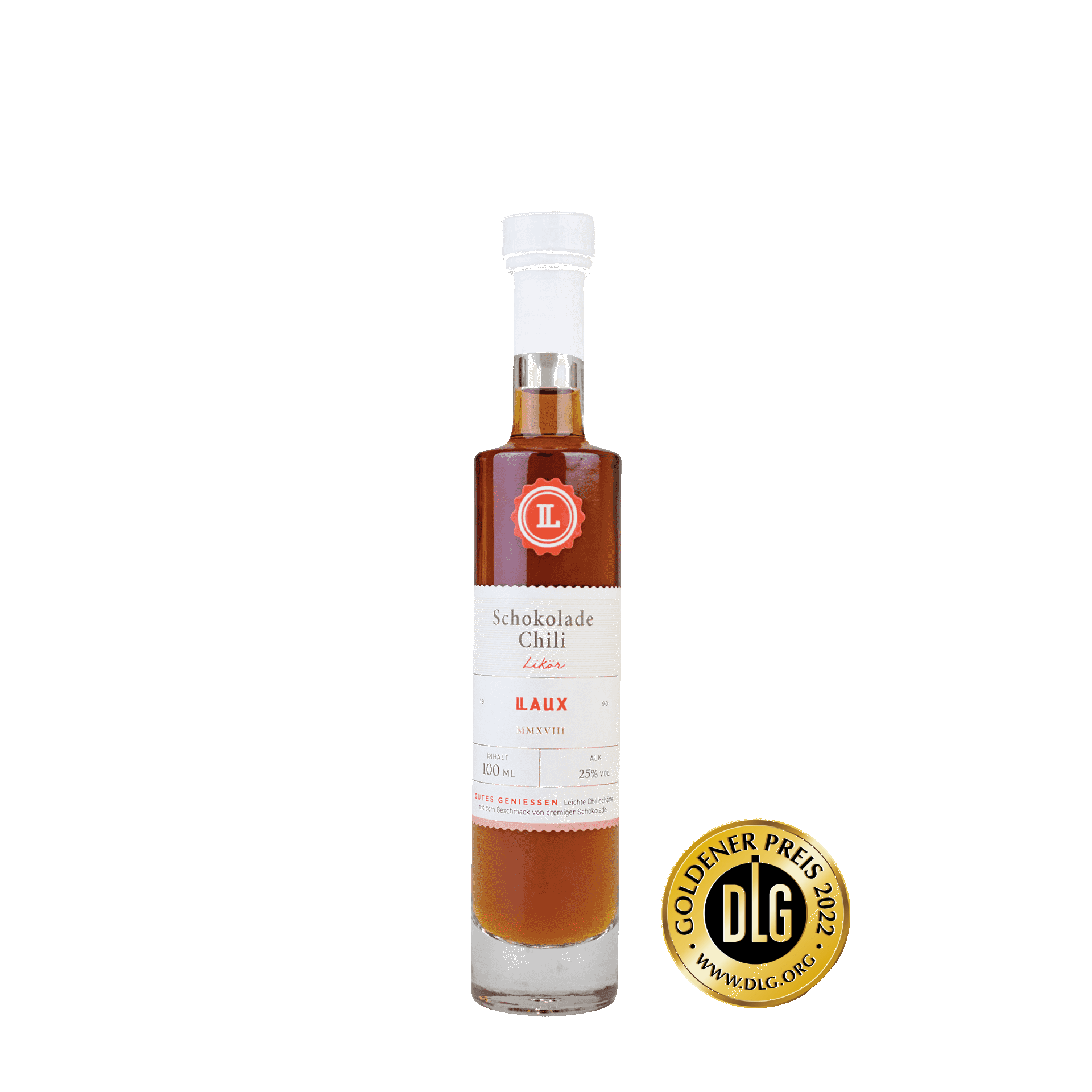 Schoko Chili Likör in 100 ml Flasche