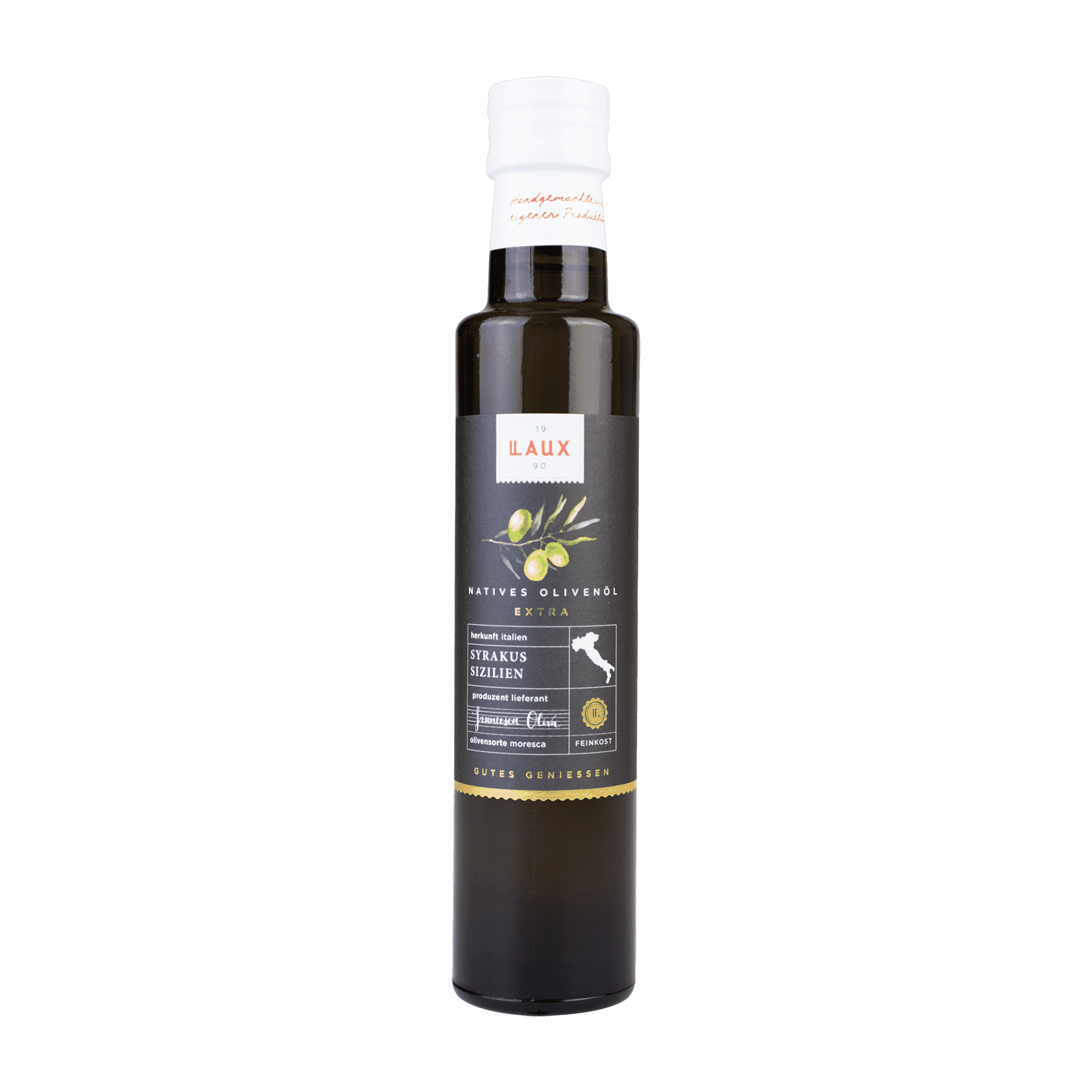 Olivenöl Moresca Nativ extra aus Sizilien in Flasche