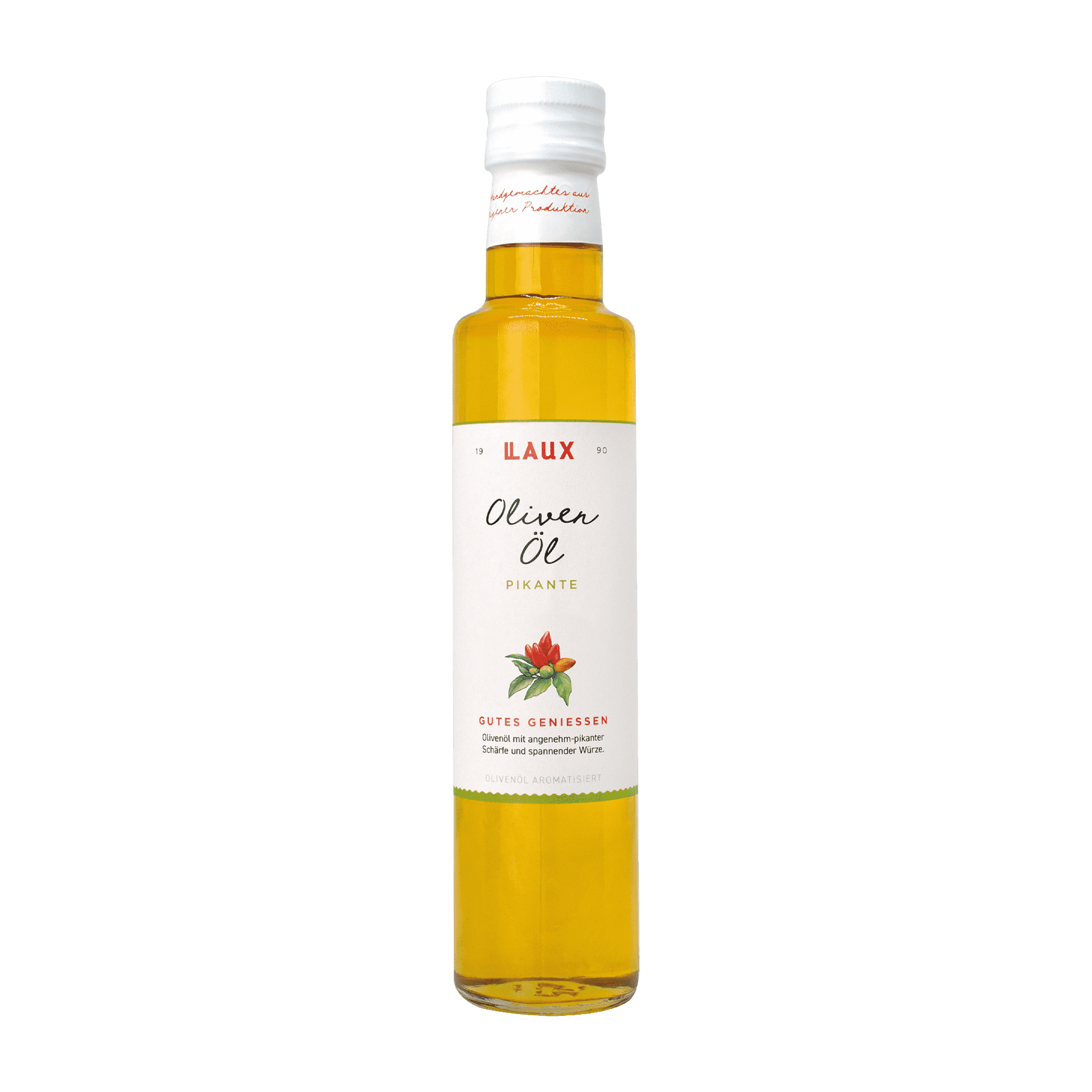 Pikantes Olivenöl - 250 ml Flasche