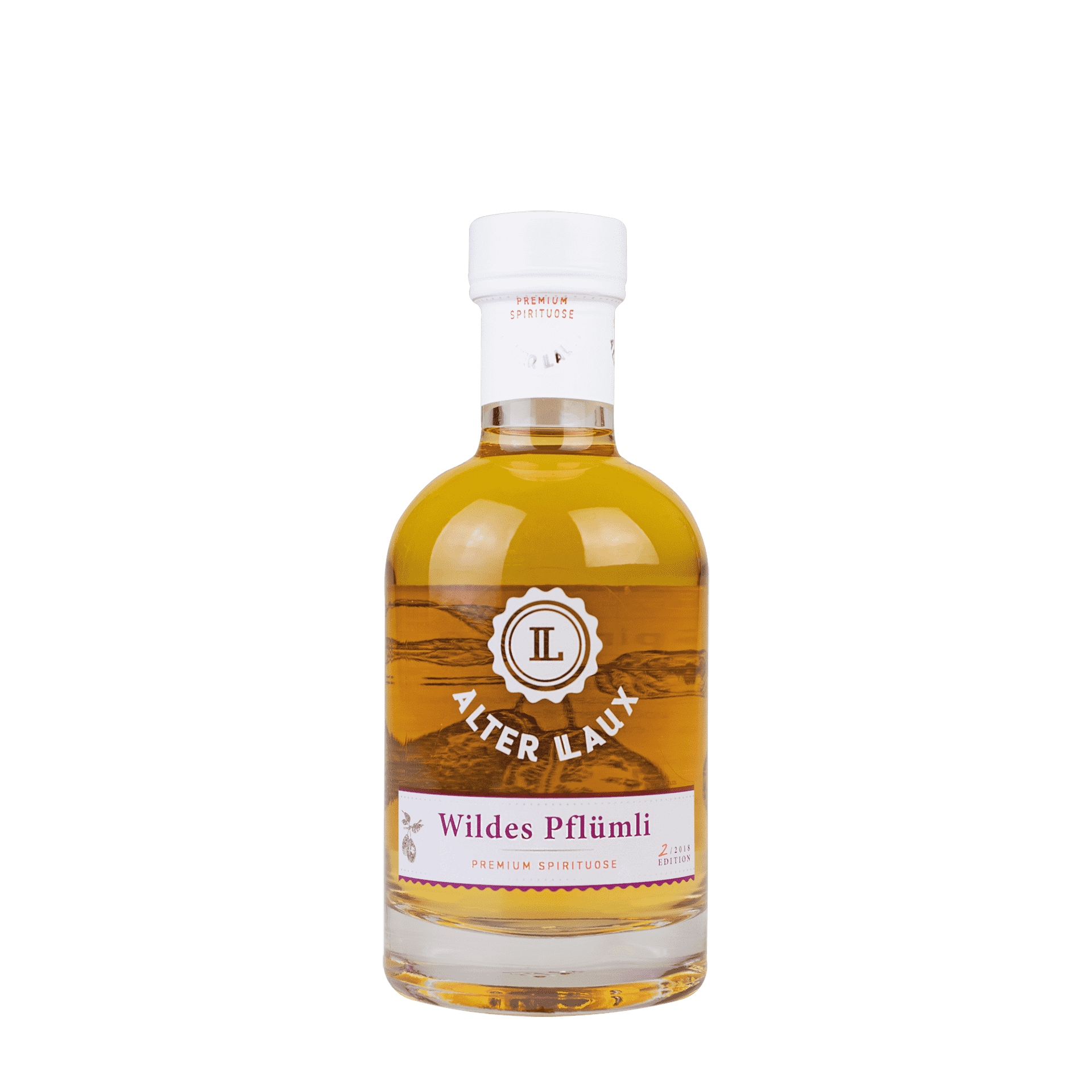 ALTER LAUX Wildes Pflümli - Pflaumenlikör - 200 ml Flasche ALTER LAUX Wildes Pflümli - Pflaumenlikör - 200 ml Flasche