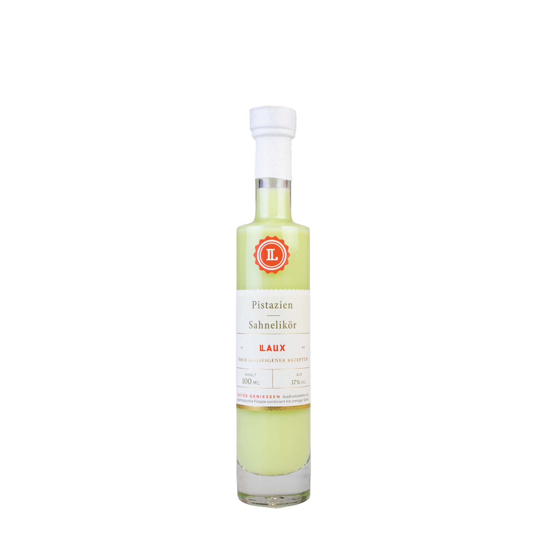 Pistazien-Sahnelikör - 100 ml Flasche