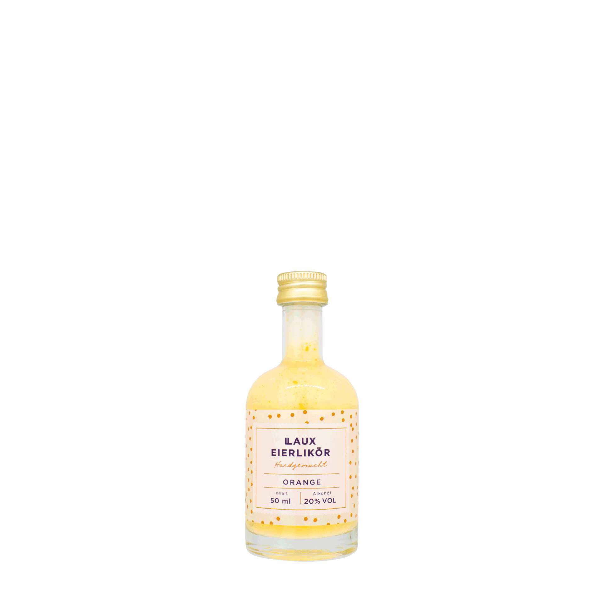 Eierlikör Orange - 50 ml Flasche