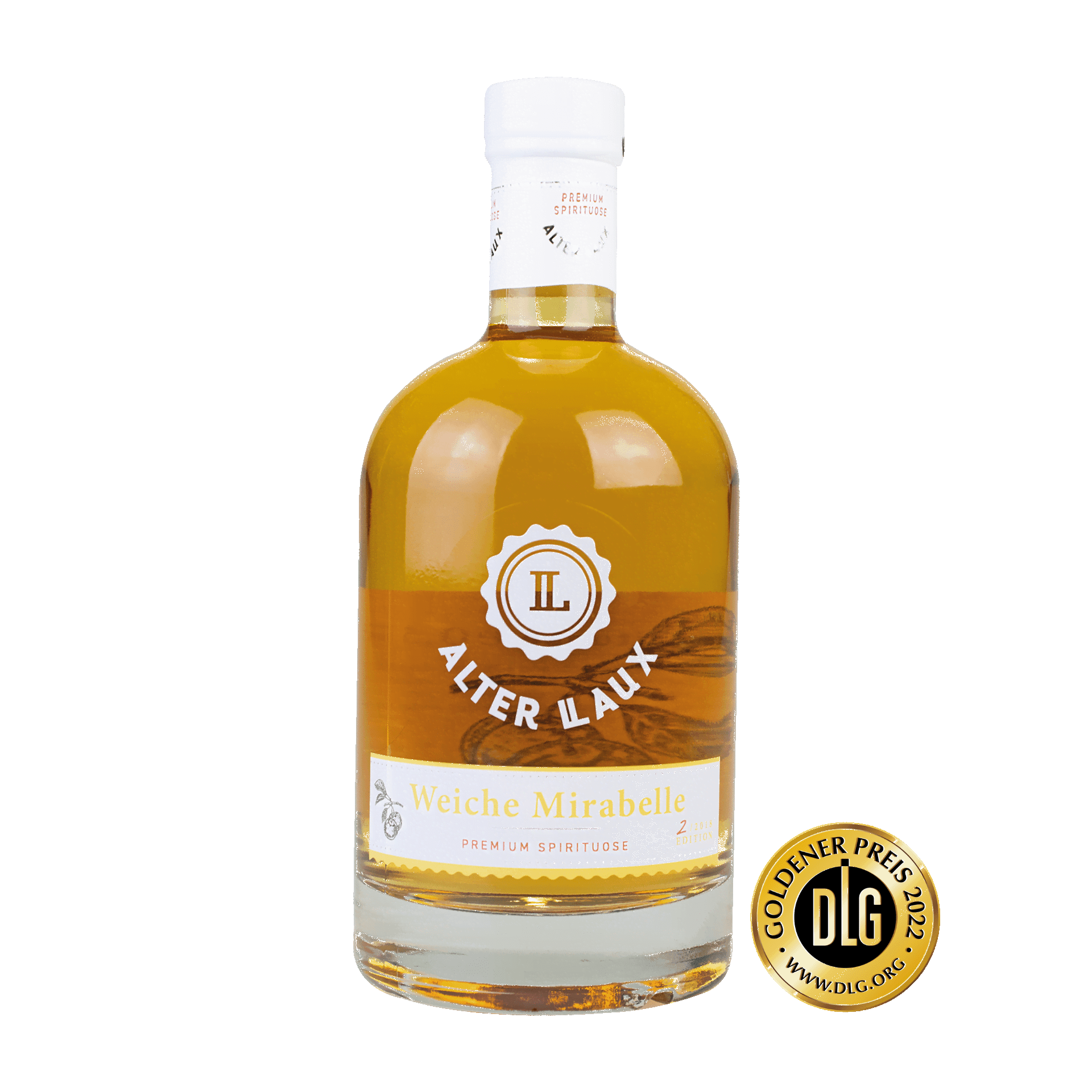 Alter LAUX Weiche Mirabelle Mirabellenlikör in 500 ml Flasche