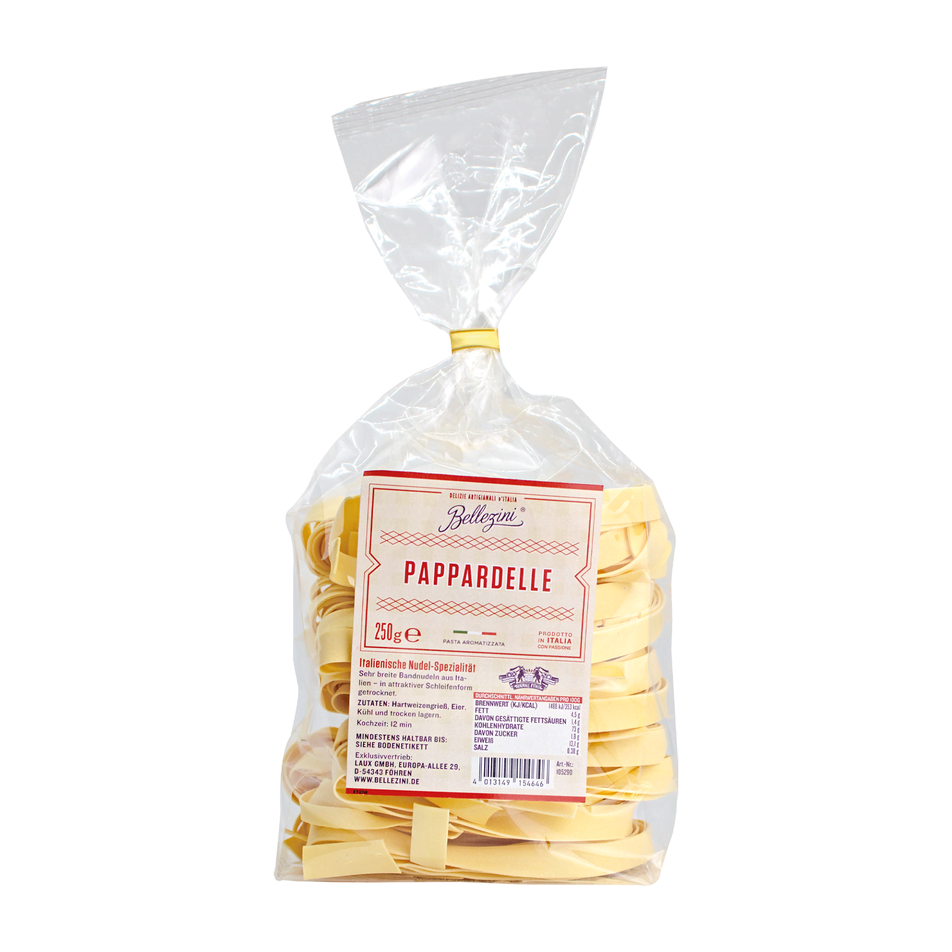 Pappardelle Pasta in Tüte