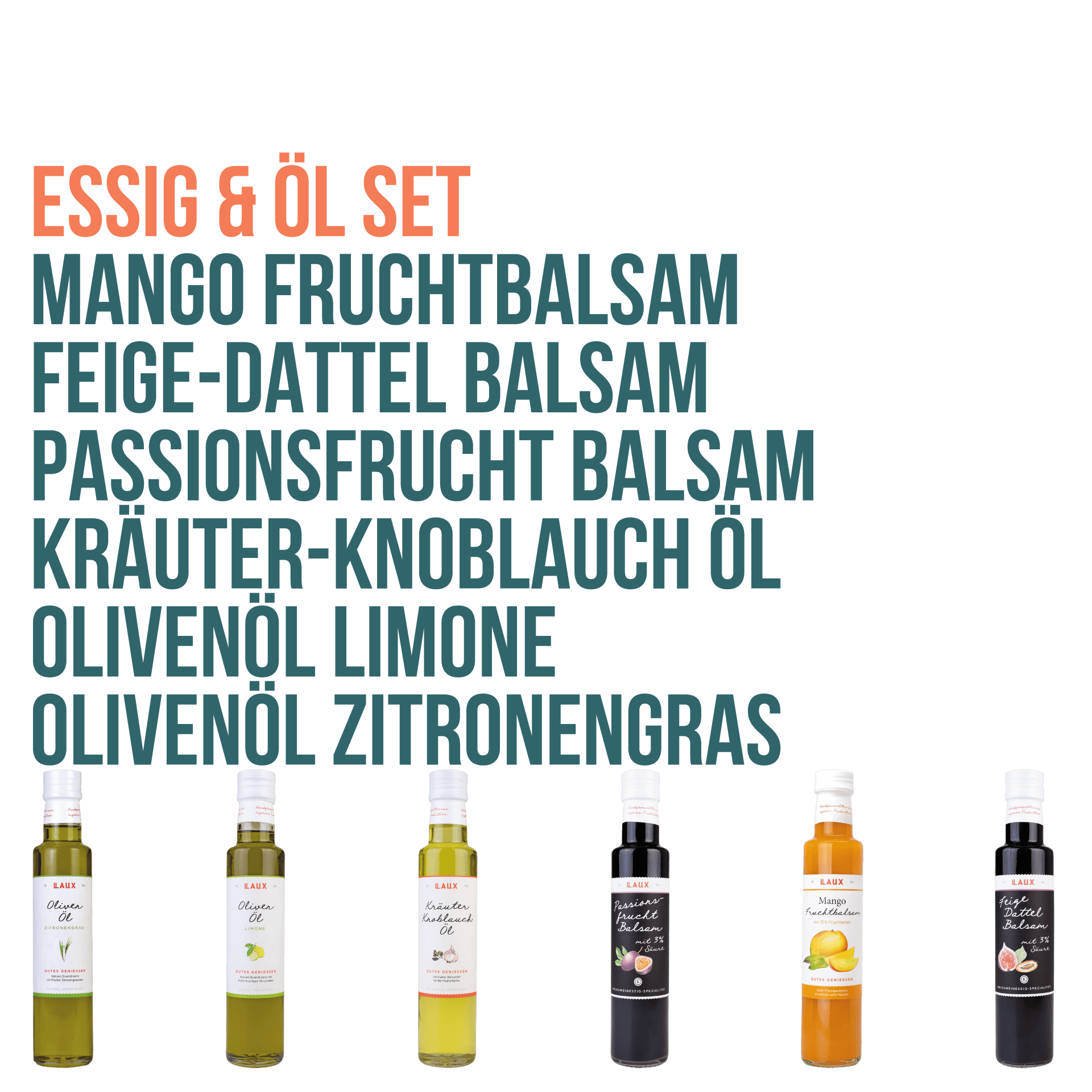 SET FEINKOST ESSIG & ÖL