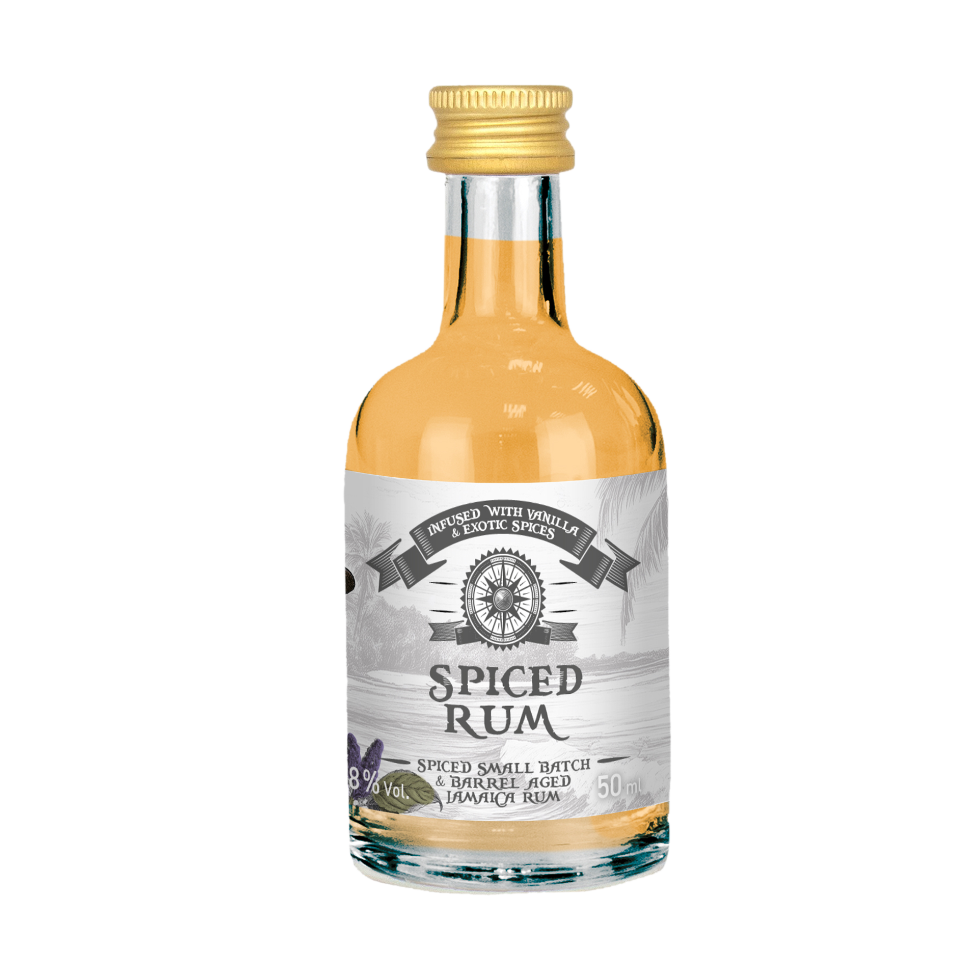 Spiced Rum - 50 ml Flasche
