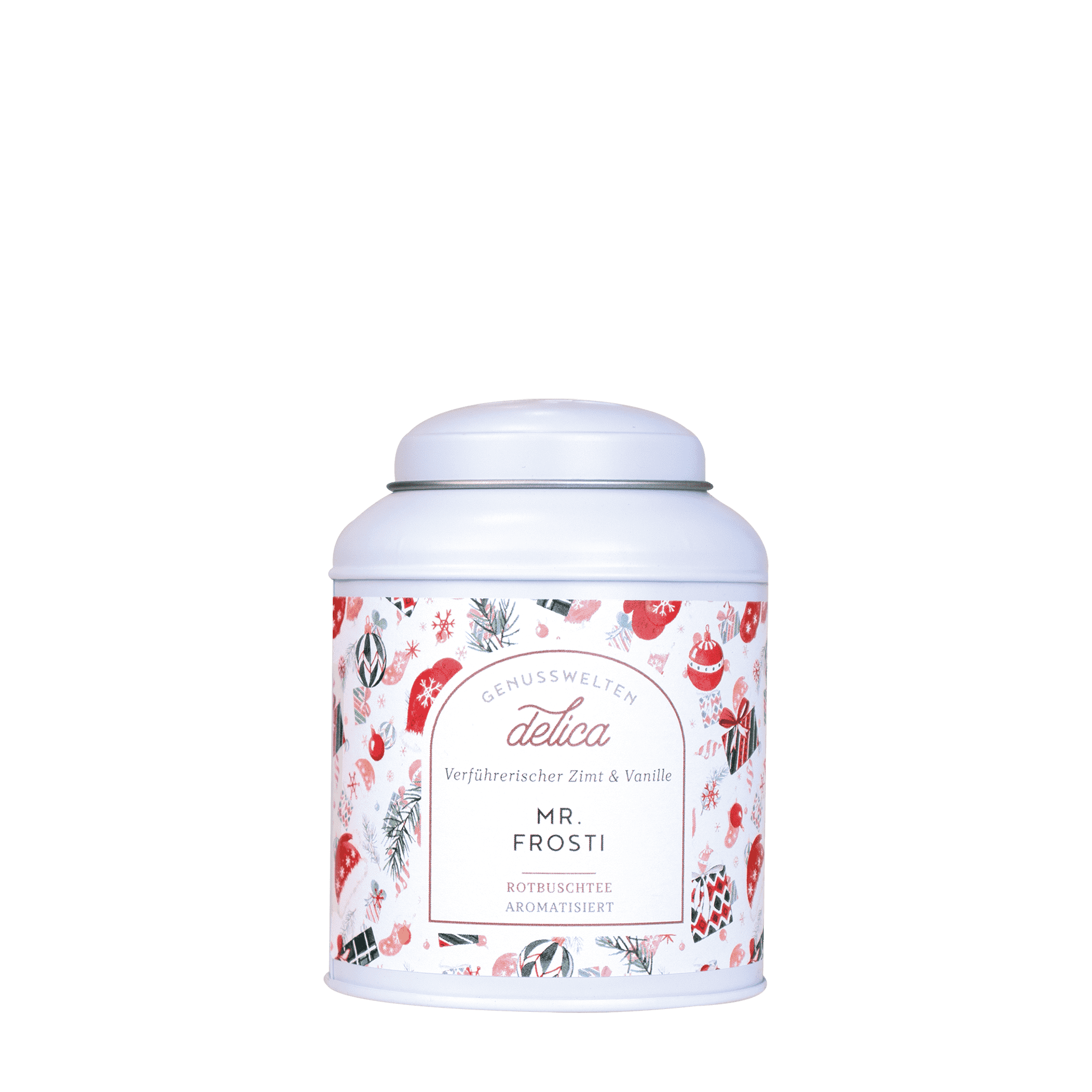 Mr. Frosti Rooibos Vanille Tee in Teedose