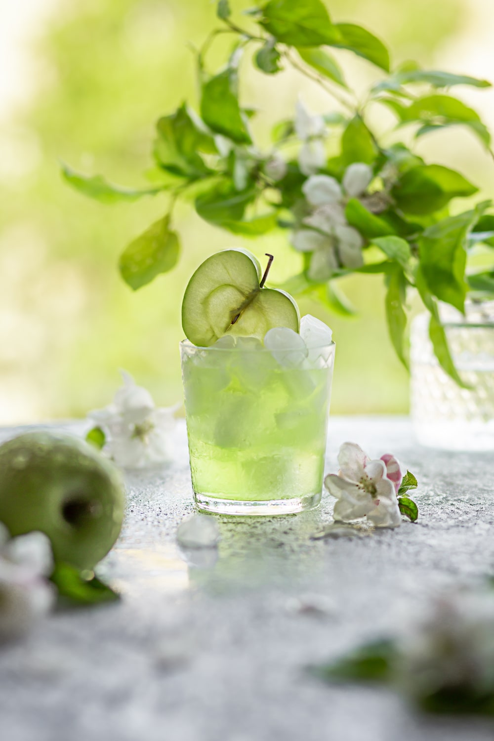 Green Apple Mocktail im Glas