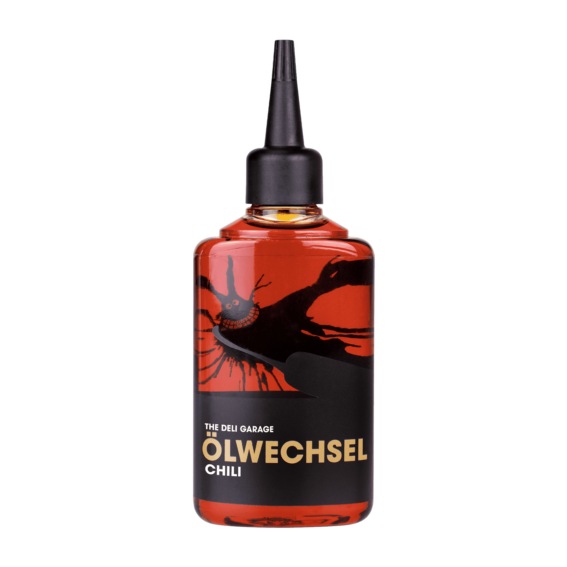 Olivenöl mit Chili  in der Quetschflasche