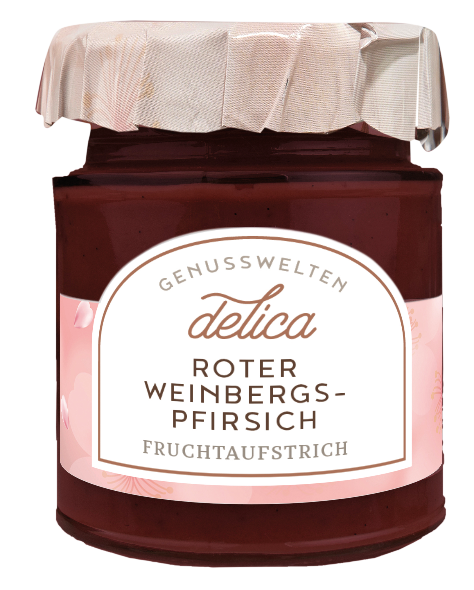 ROTER WEINBERGPFIRSICH FRUCHTAUFSTRICH