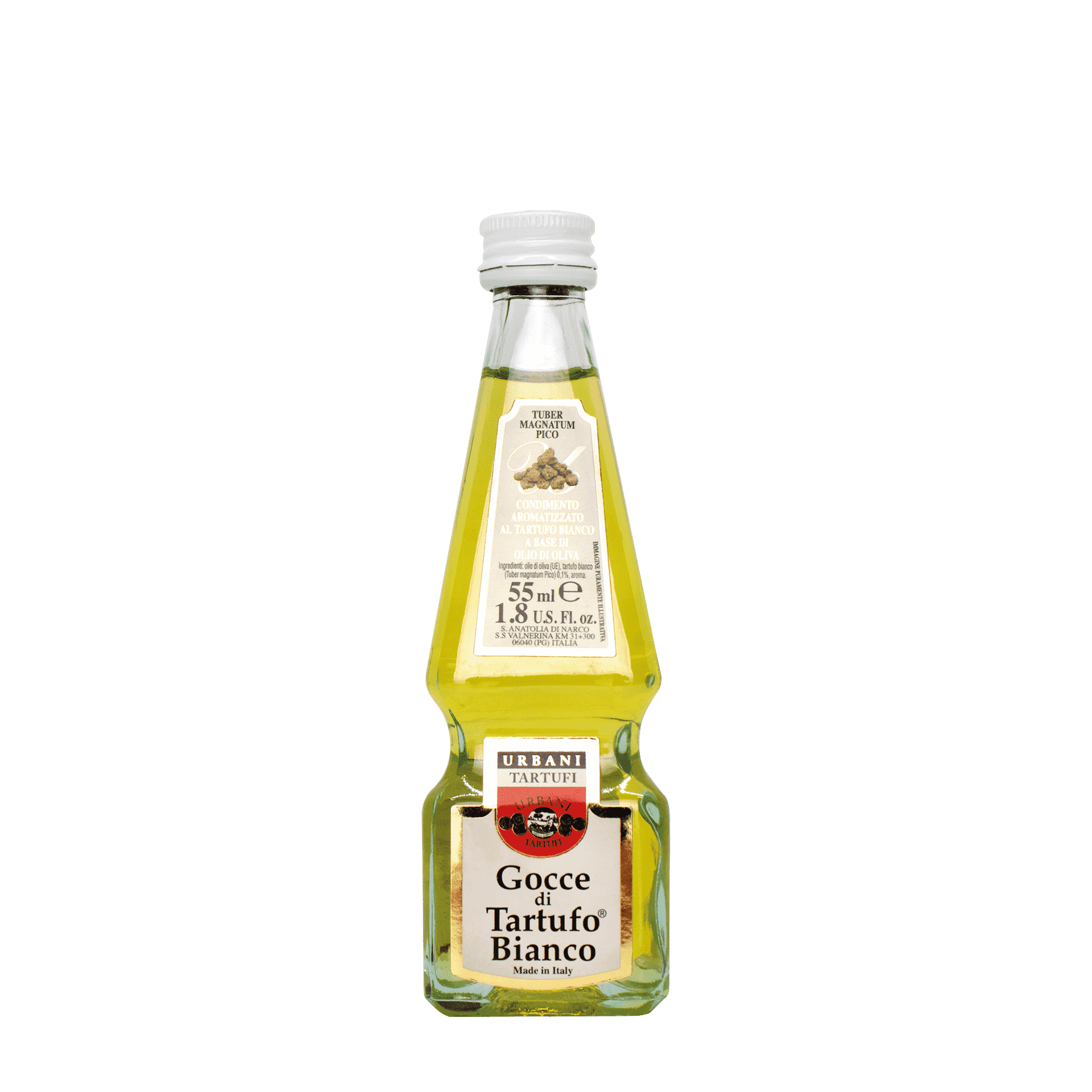 Olivenöl mit weißem Trüffel in Flasche